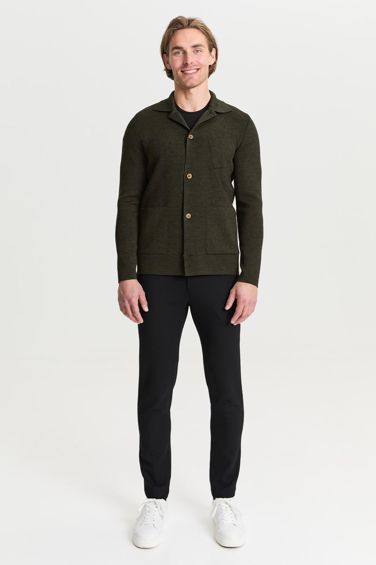 Eetu Merino Knit Overshirt