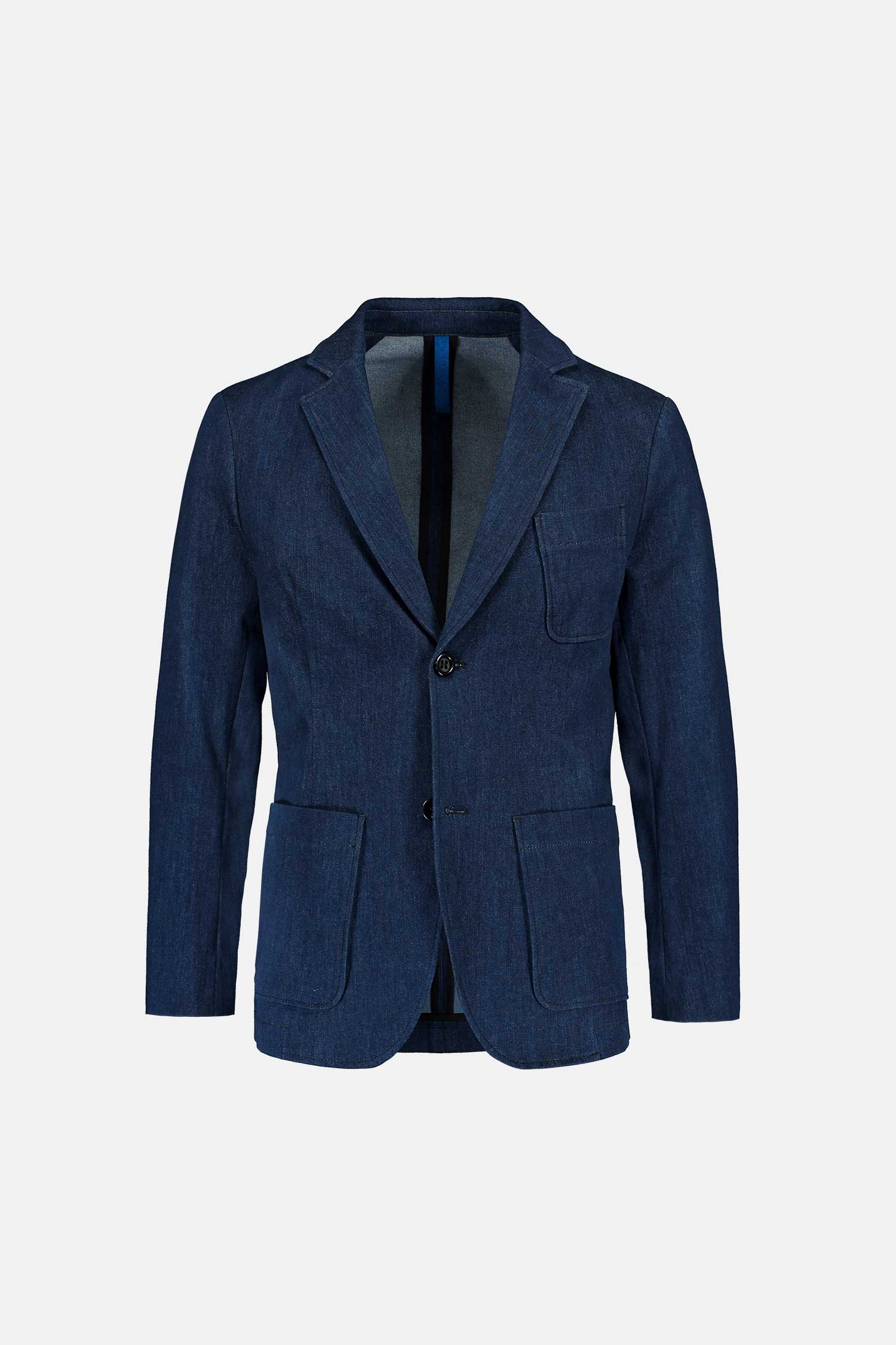 Frenn Jere sustainable premium quality GOTS organic cotton denim jacket indigo blue