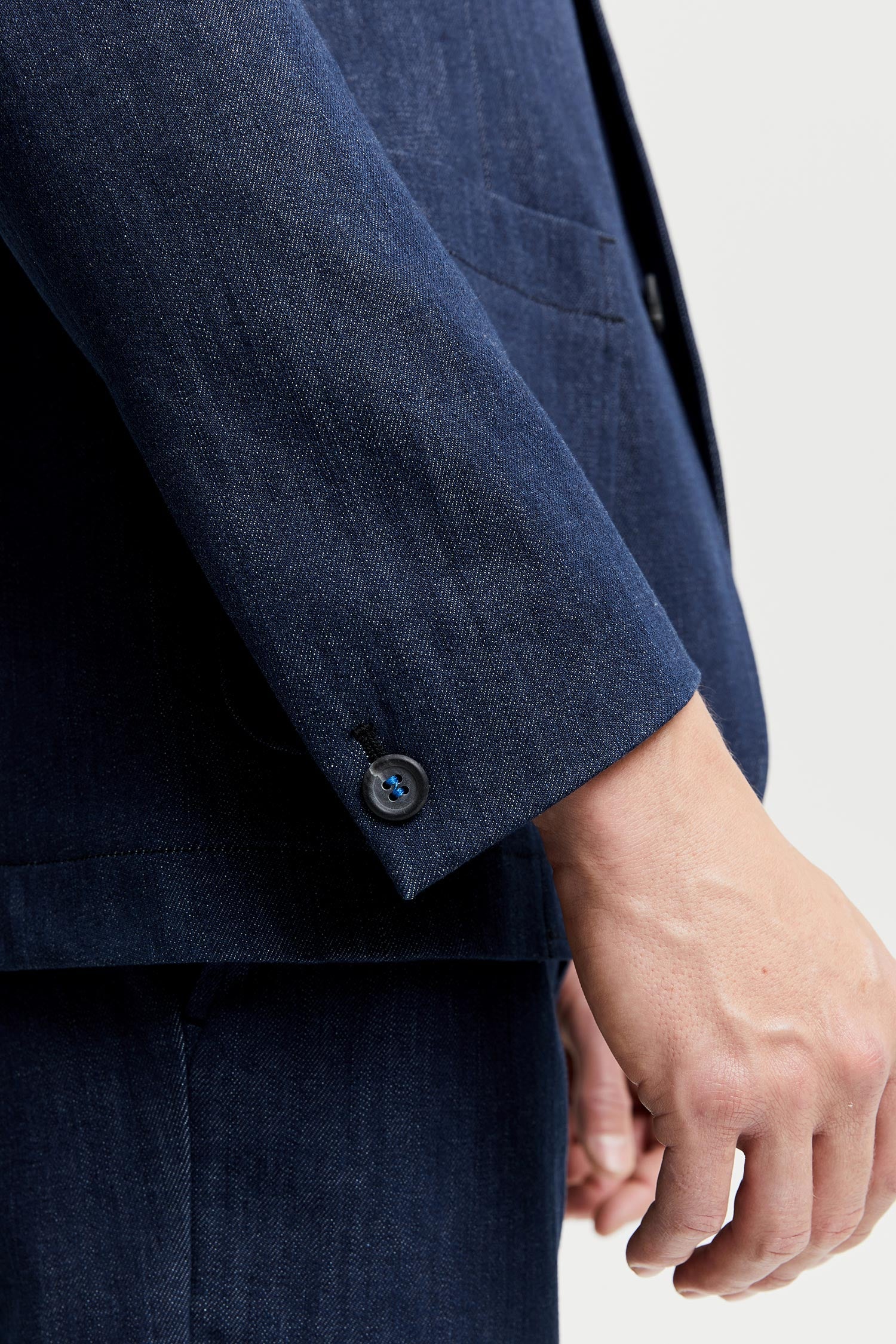 Frenn Jere sustainable premium quality GOTS organic cotton denim jacket indigo blue