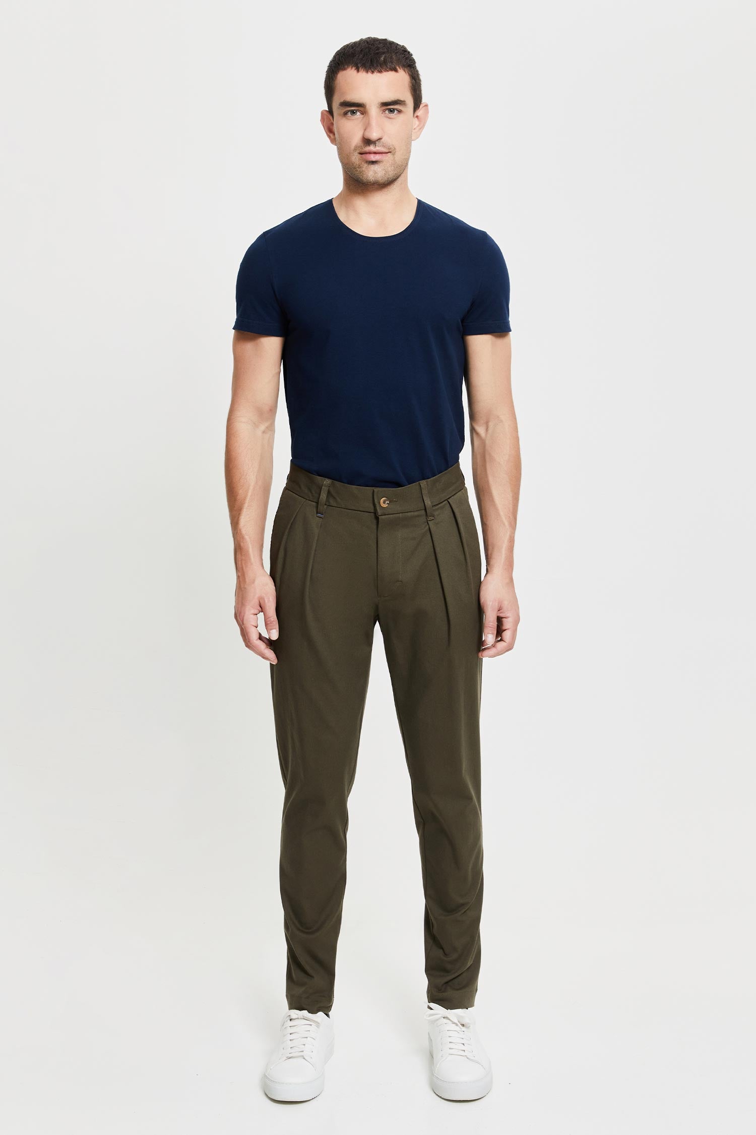 FRENN Simo sustainable premium quality GOTS organic cotton trousers green
