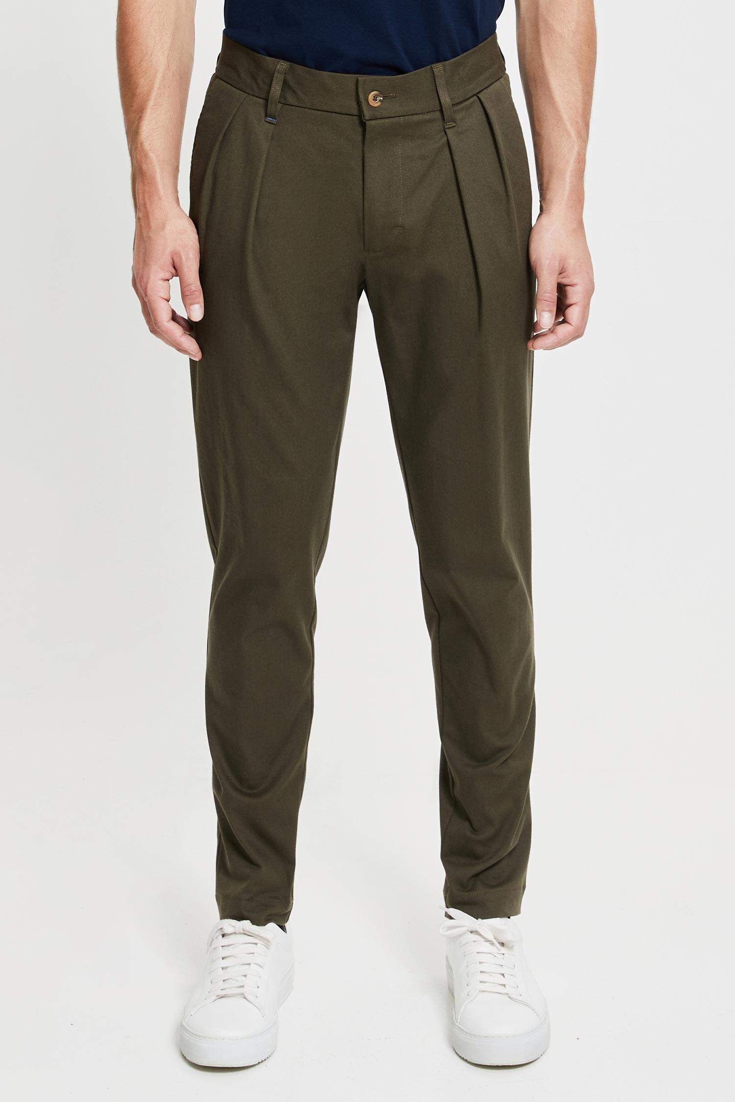 FRENN Simo sustainable premium quality GOTS organic cotton trousers green