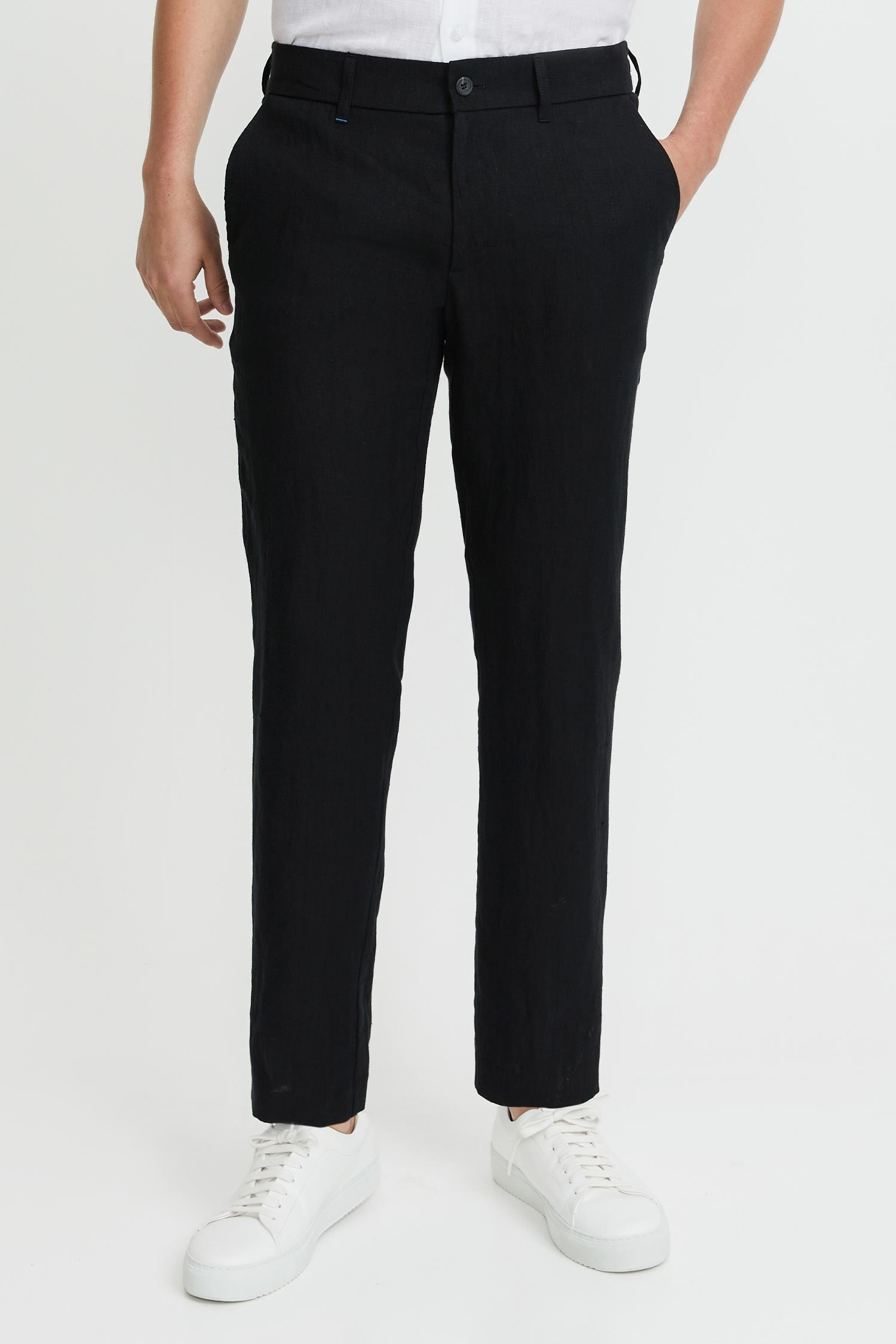 Seppo Linen Trousers Black