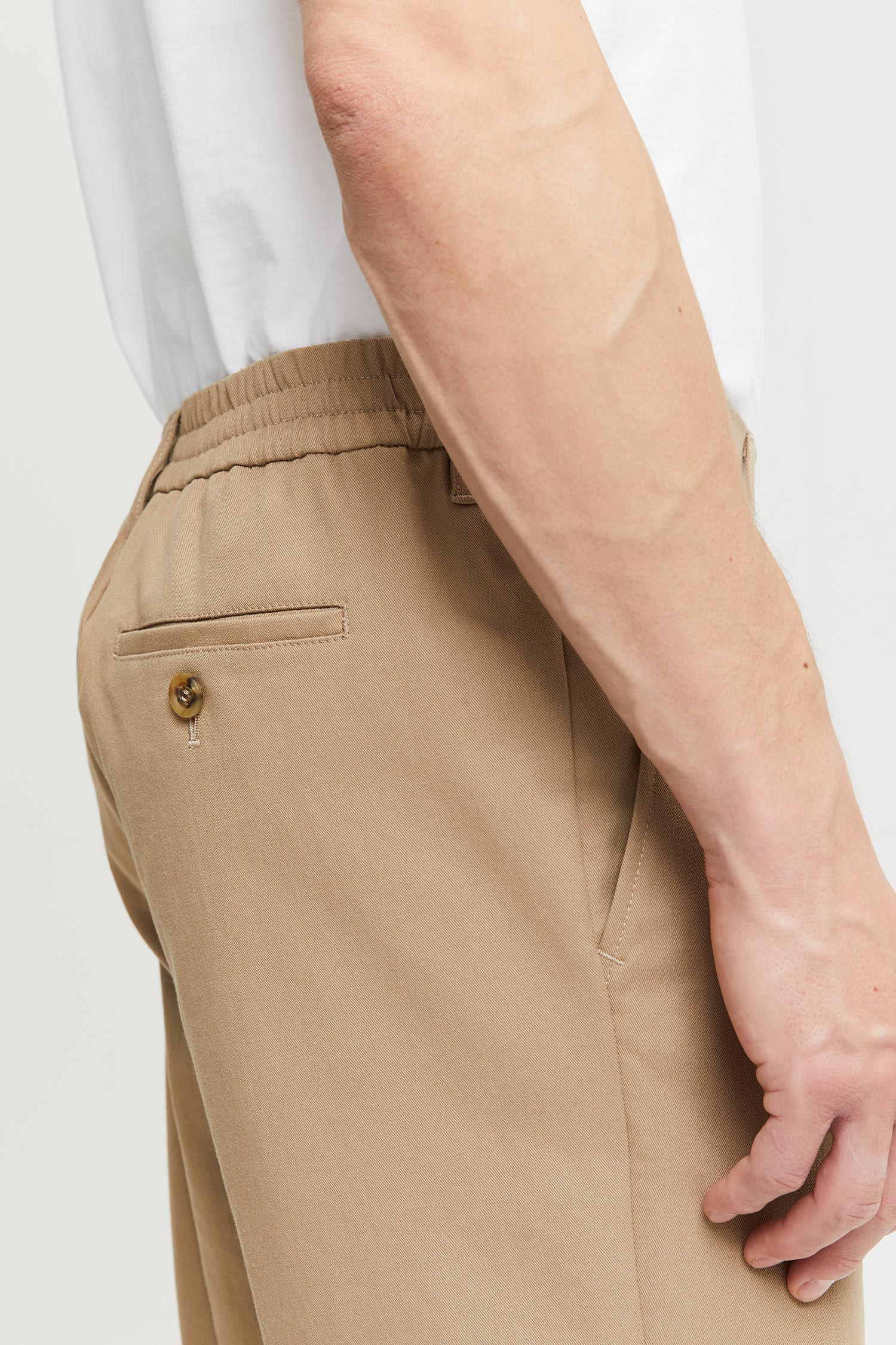 Frenn Teppo premium quality sustainable organic cotton shorts sand