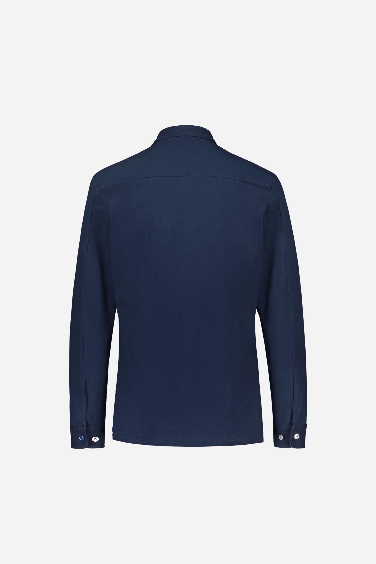 Frenn Hemmo sustainable premium quality GOTS organic cotton jersey shirt blue