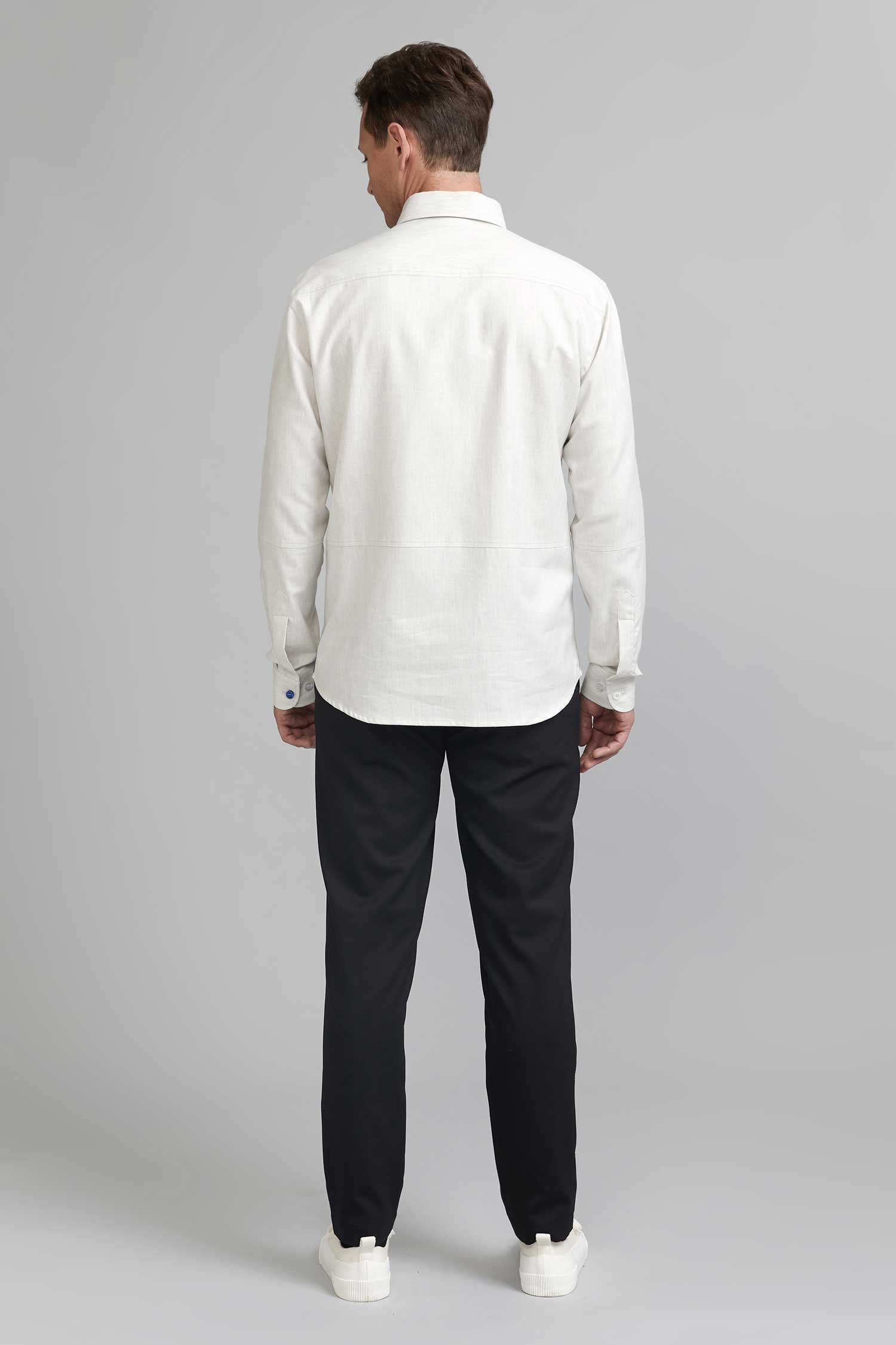 FRENN Alvar cotton shirt grey