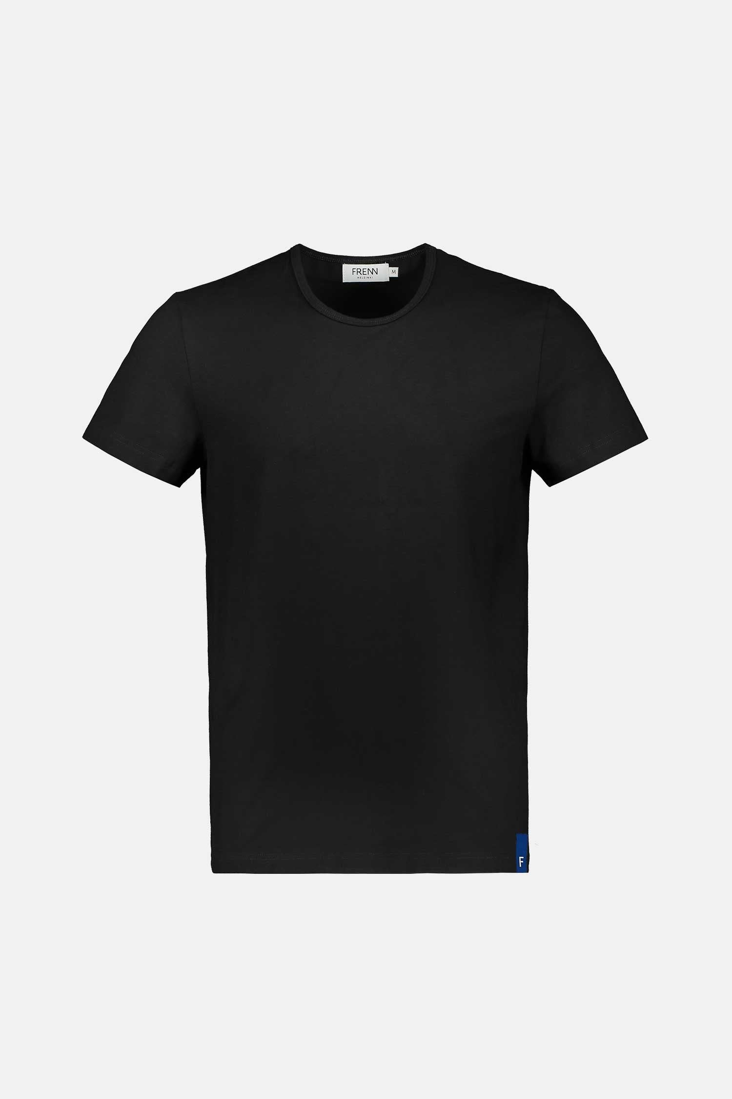 Frenn Ilmo sustainable premium quality Oeko-Tex certified bamboo viscose t-shirt black