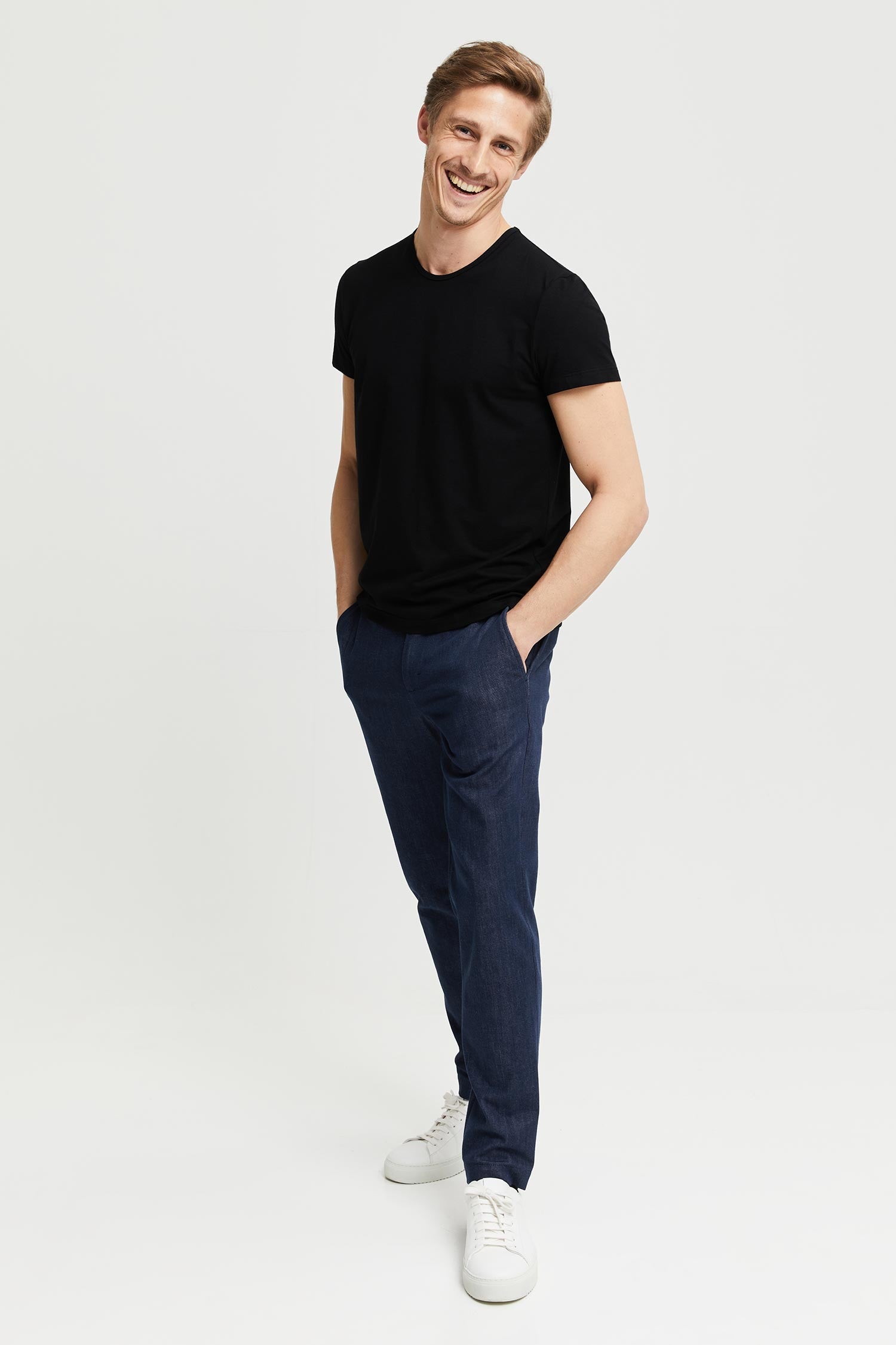 Frenn Ilmo sustainable premium quality Oeko-Tex certified bamboo viscose t-shirt black