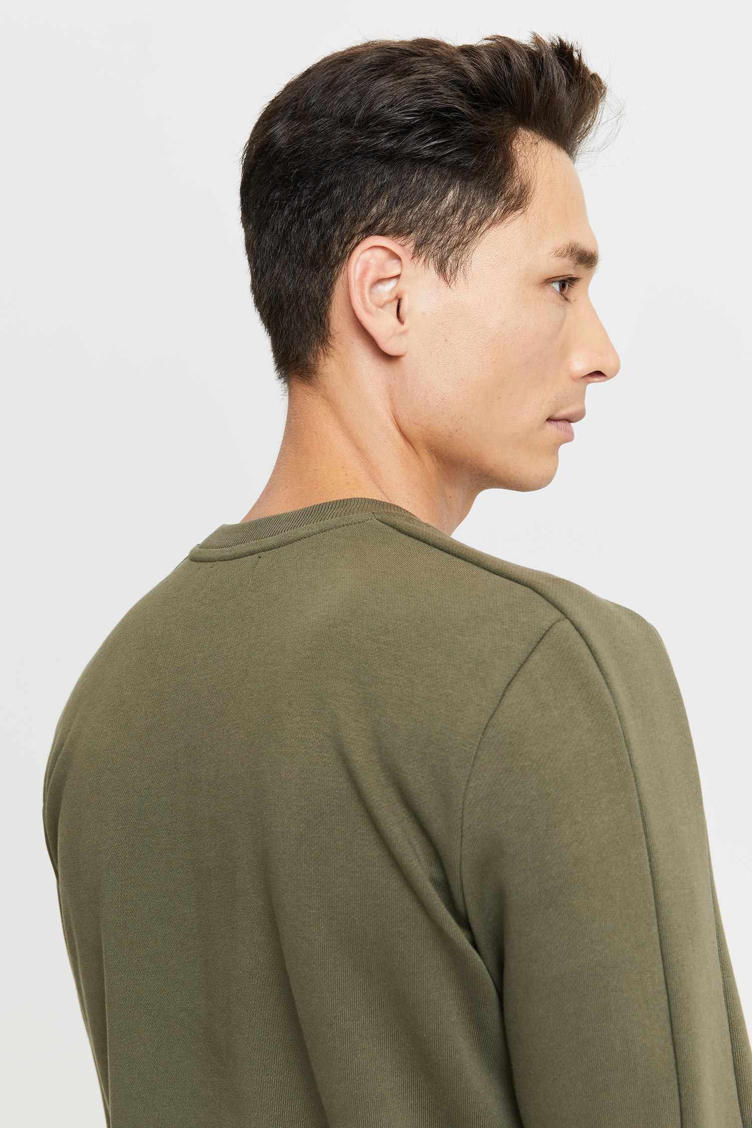 Frenn Felix sustainable premium quality GOTS organic cotton fleece sweatshirt green