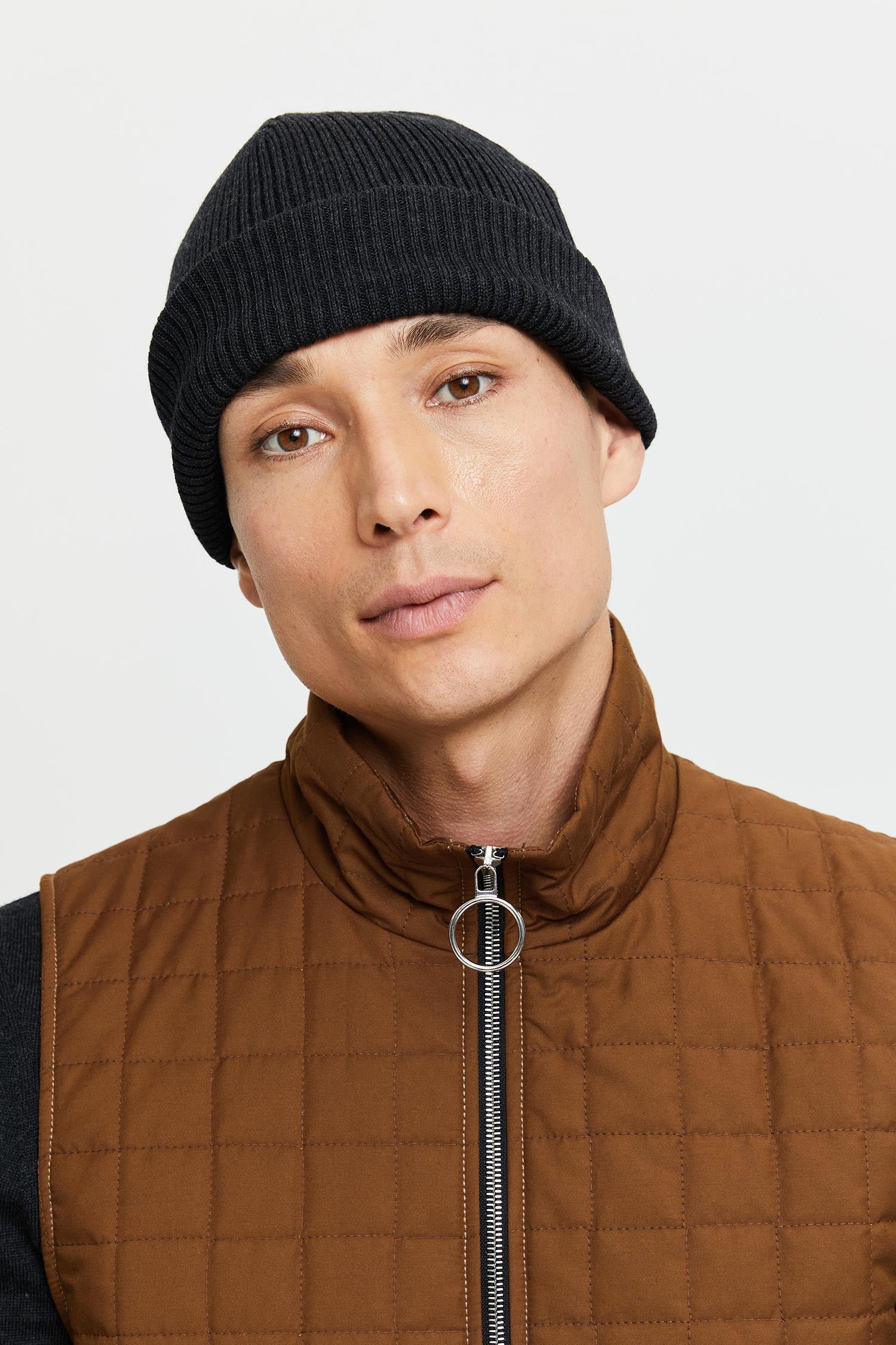 Frenn Niilo sustainable premium quality extra fine merino wool beanie anthracite