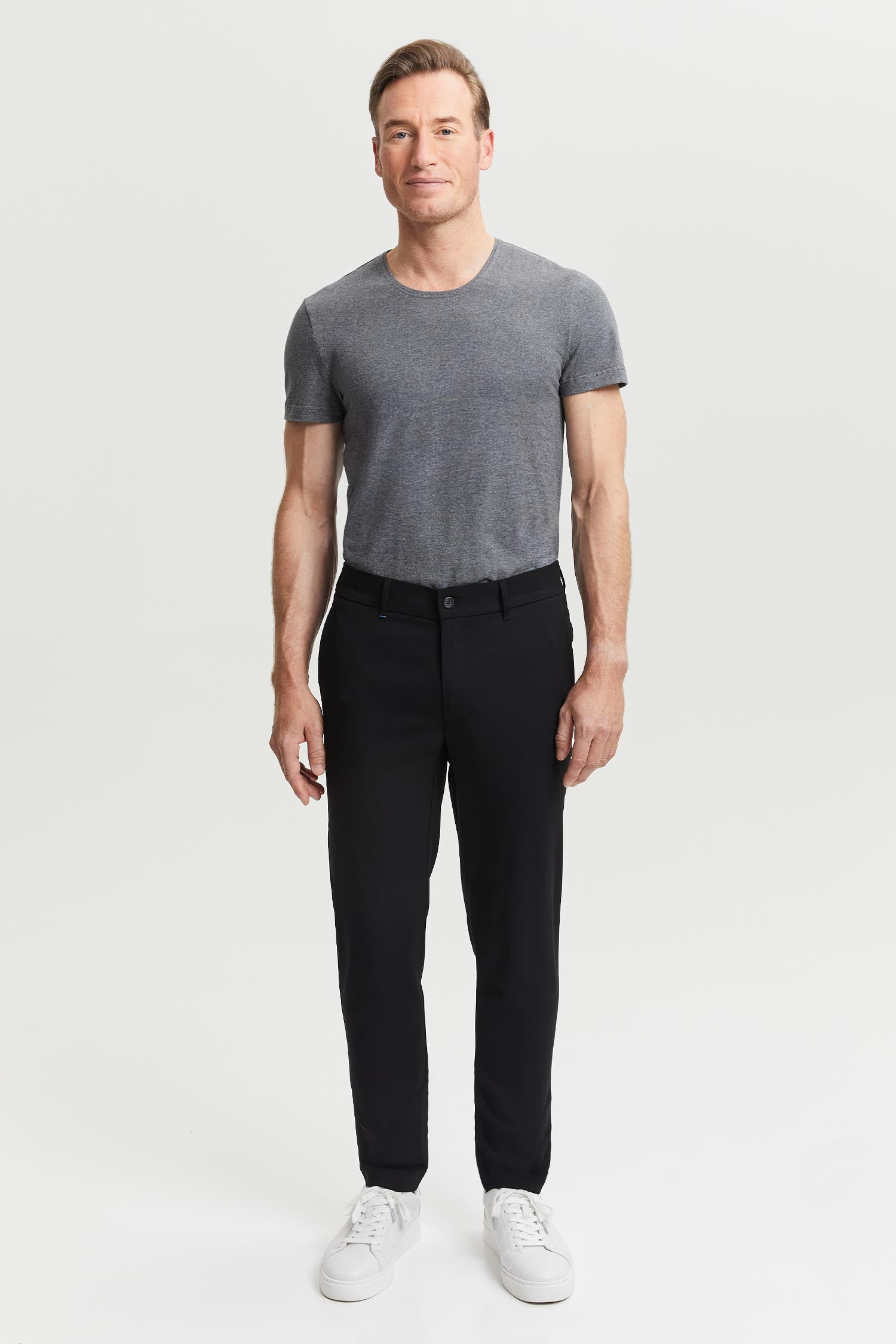 Seppo Wool Trousers Black