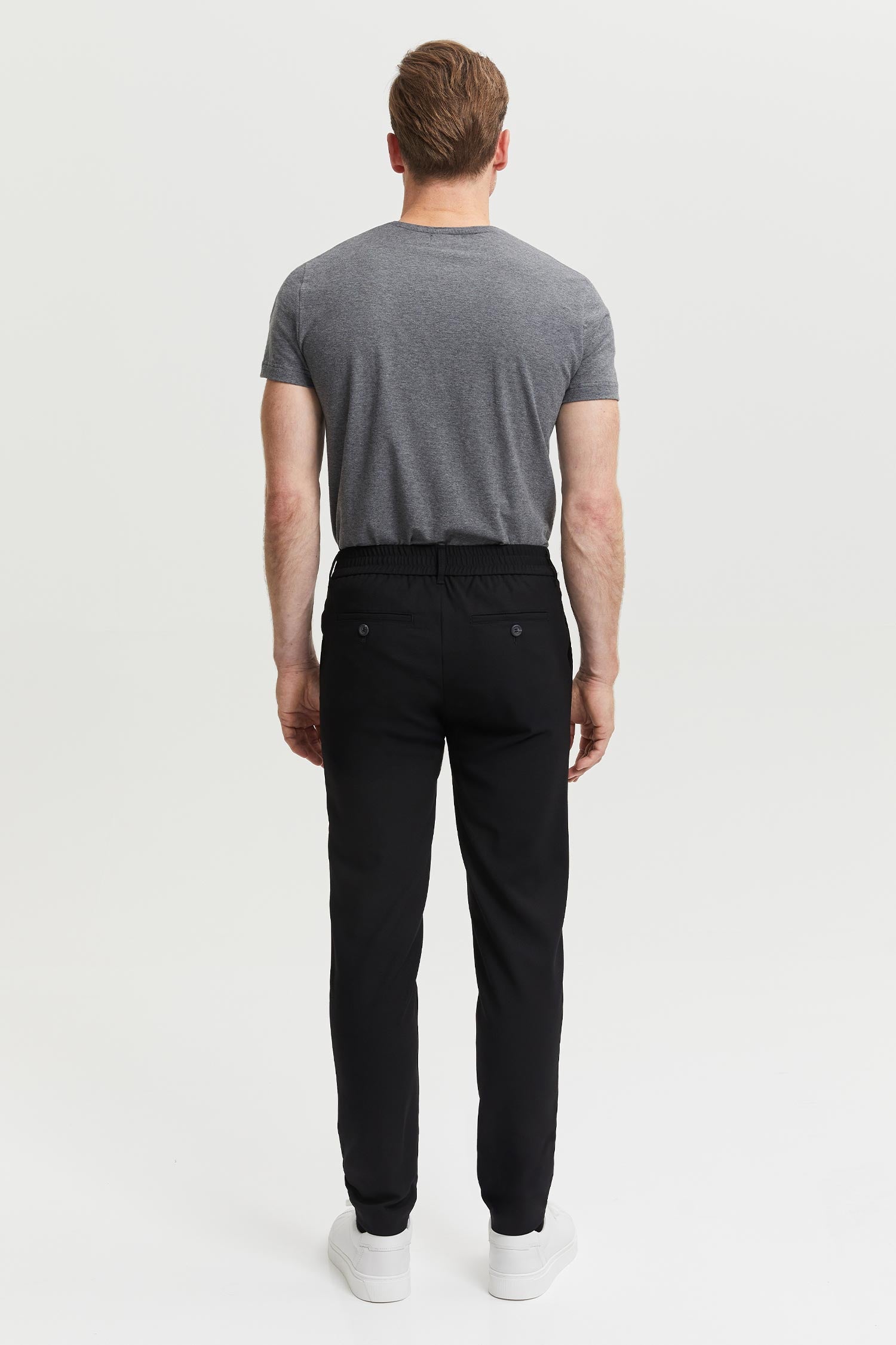 Seppo Wool Trousers Black