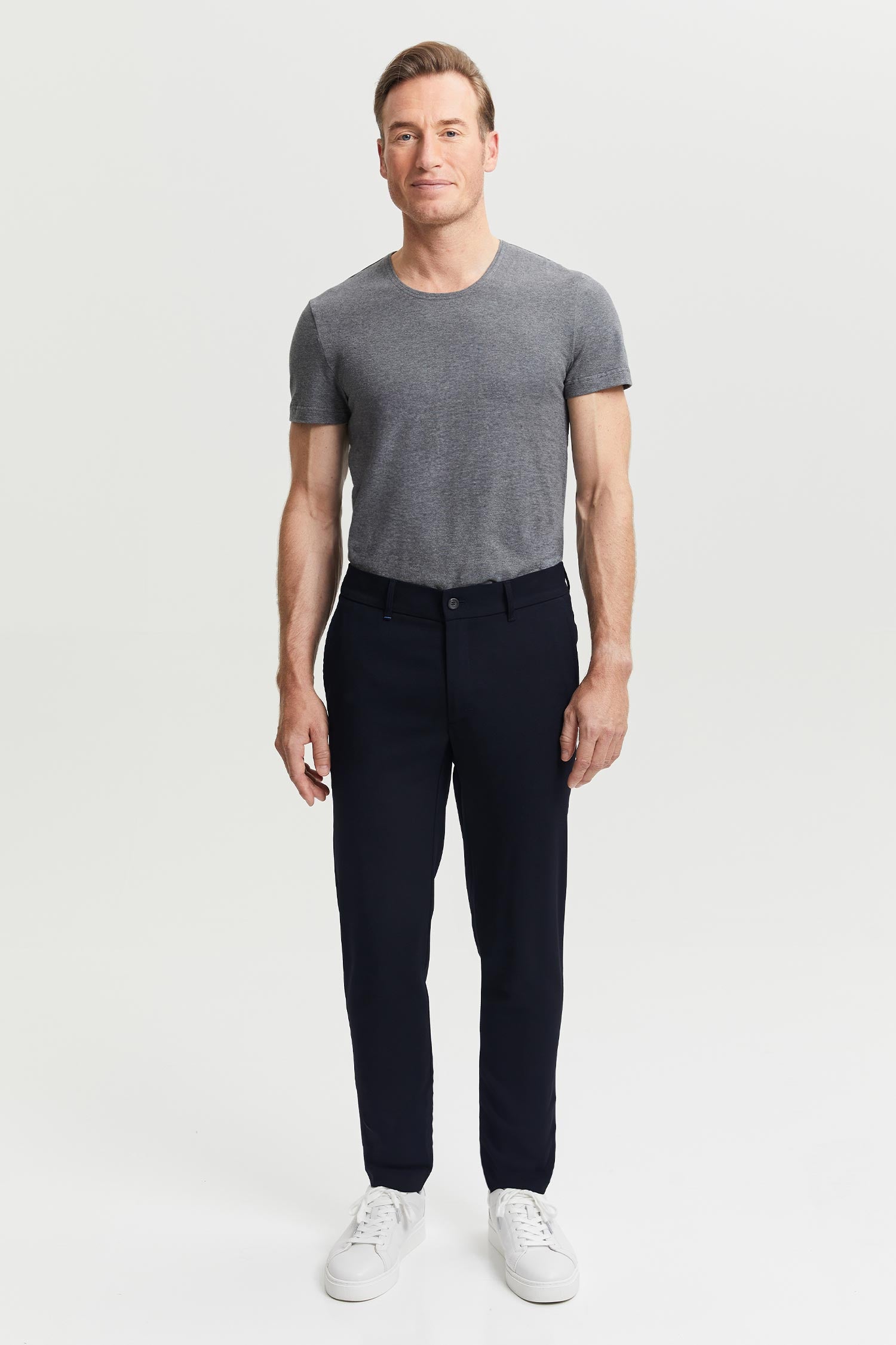 Seppo Wool Trousers Blue