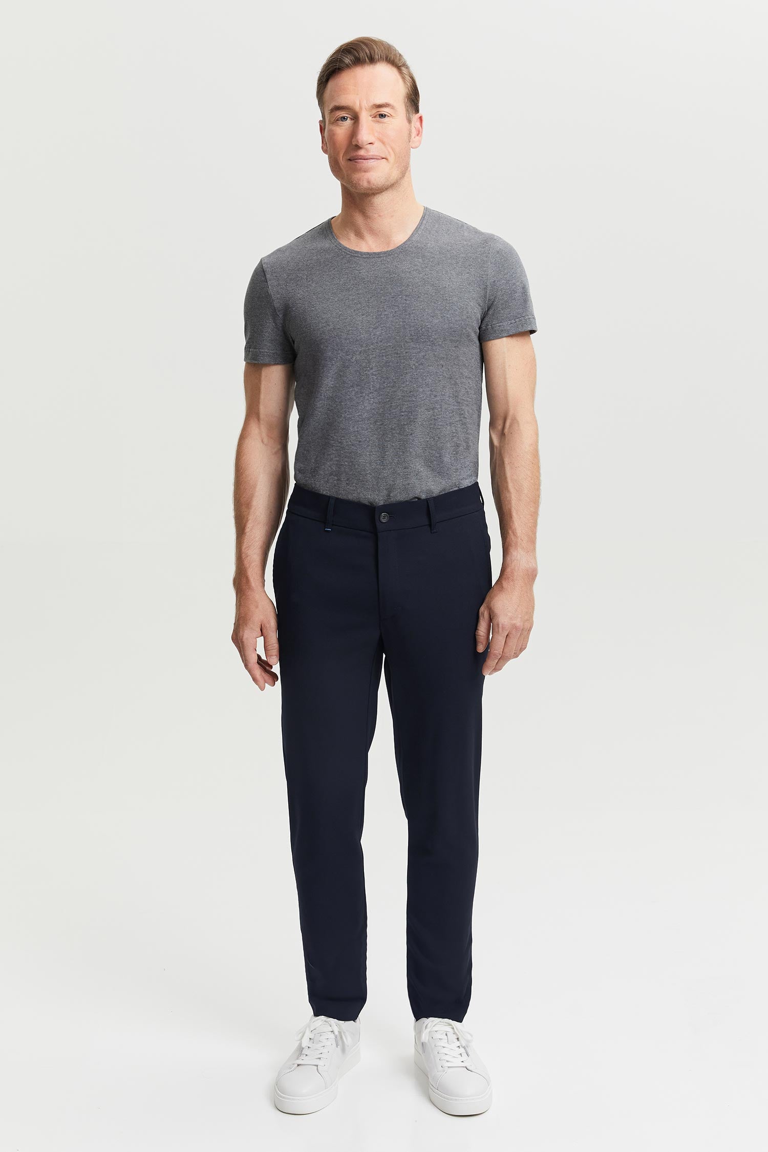 Seppo Wool Trousers Blue