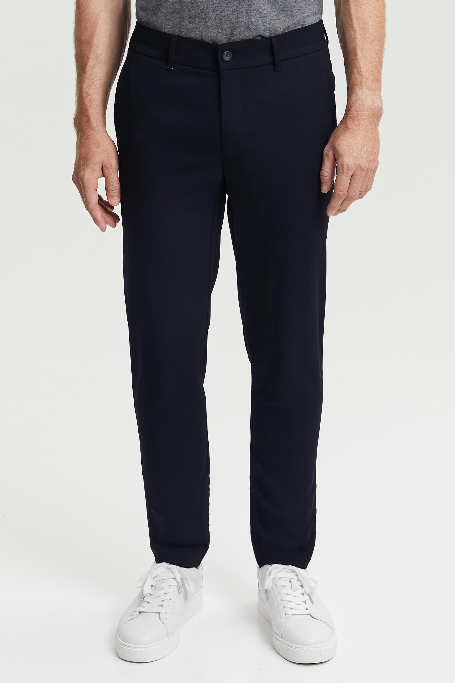 Seppo Wool Trousers Blue