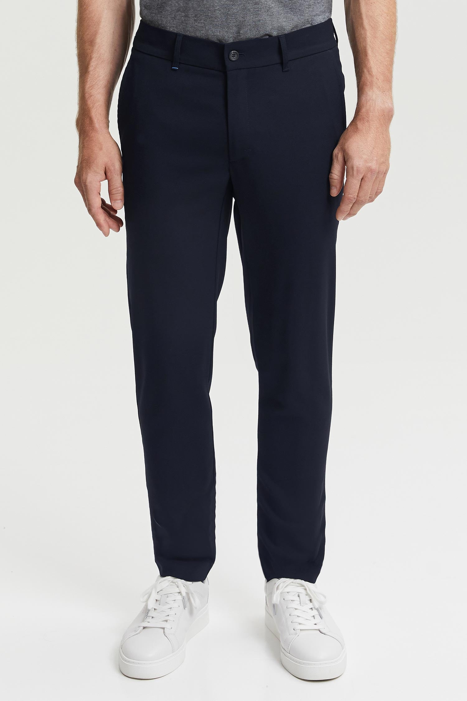 Seppo Wool Trousers Blue