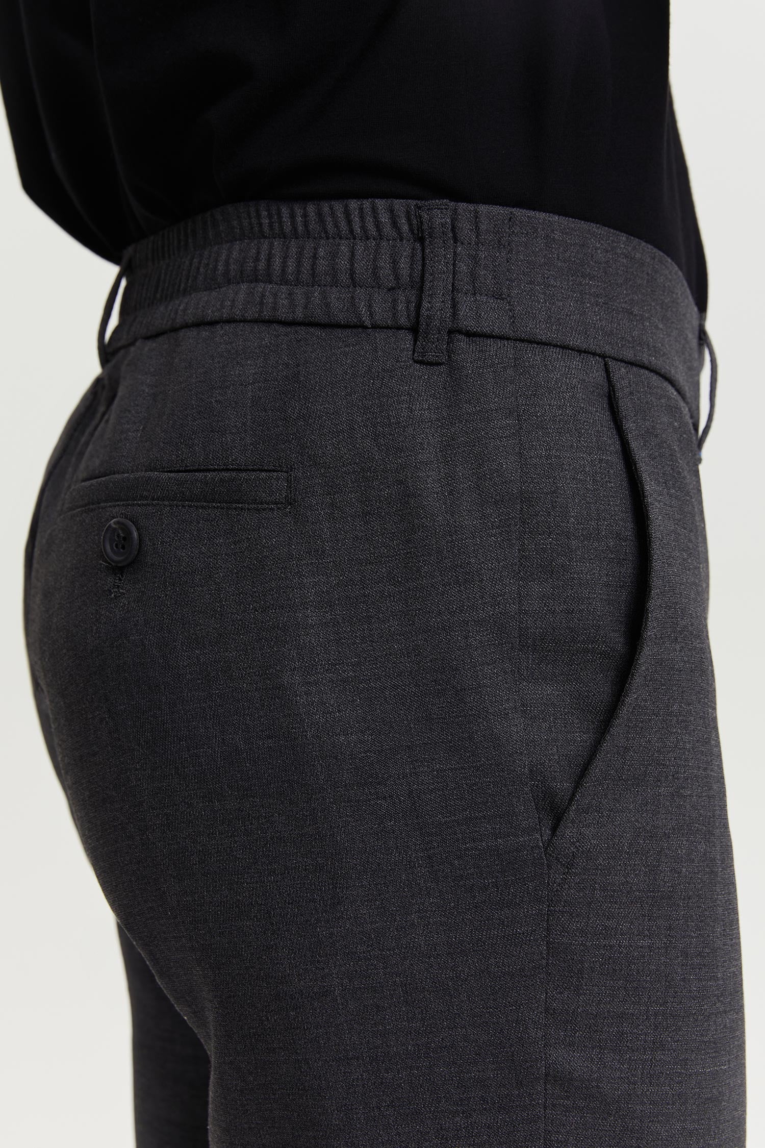 Seppo Wool Trousers Grey