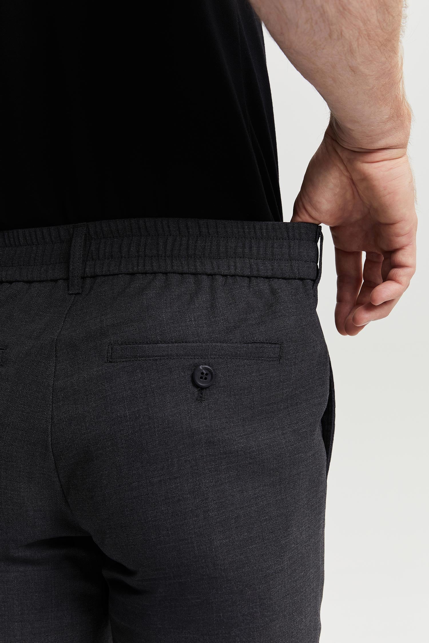 Seppo Wool Trousers Grey