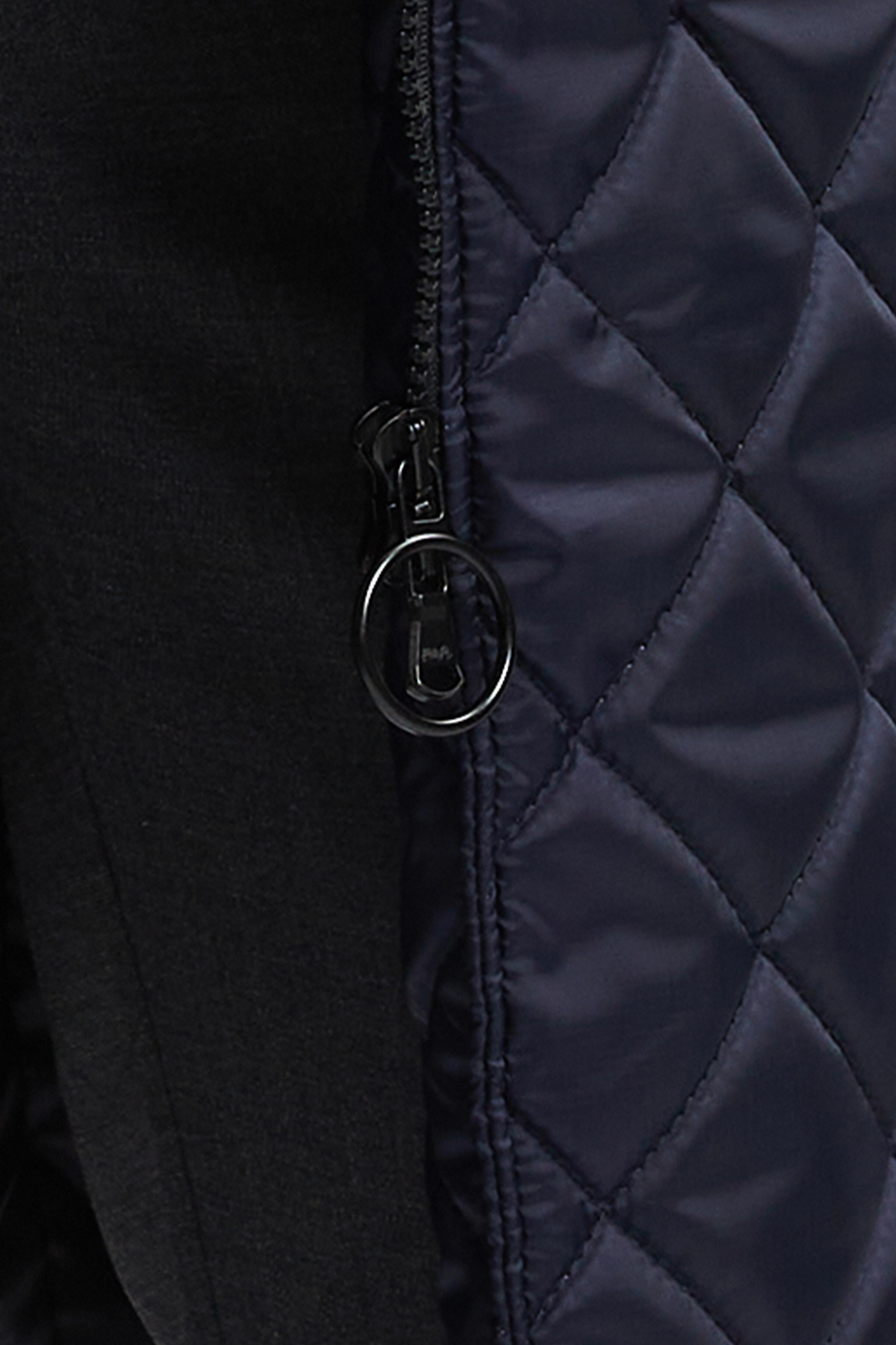 Pentti Water and Wind Repellent Quilted Parka Coat  Blue