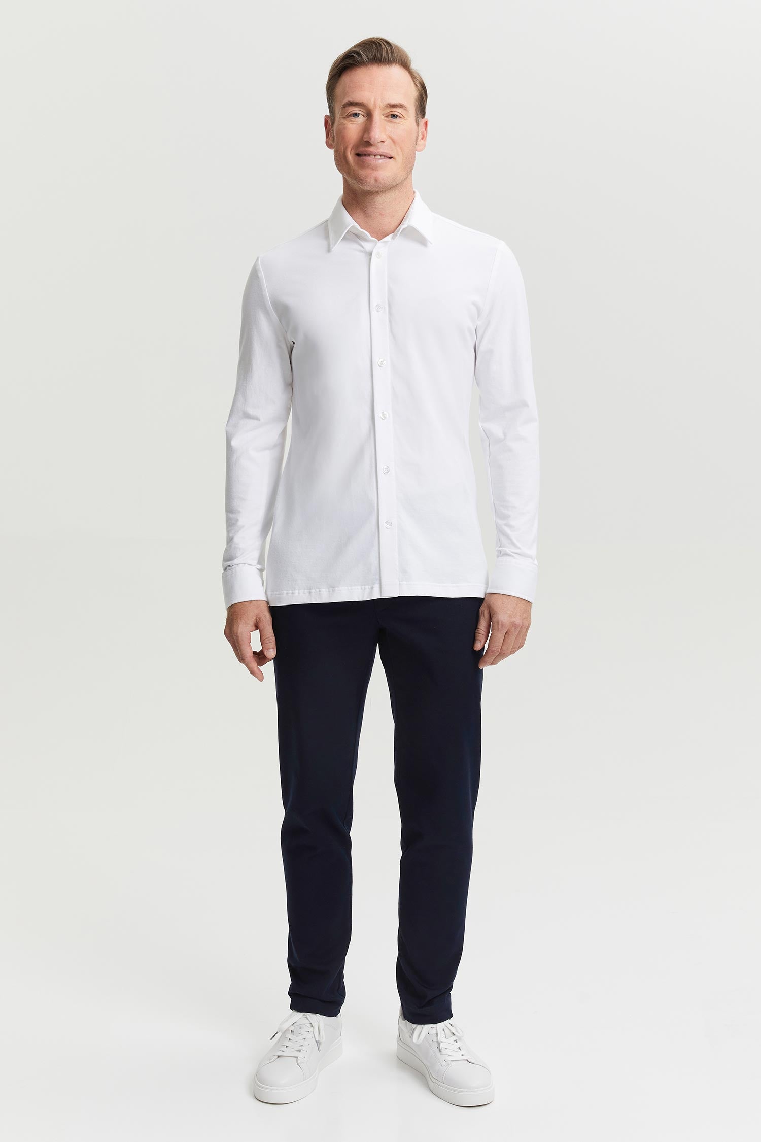 Hemmo Organic Cotton Jersey Shirt White