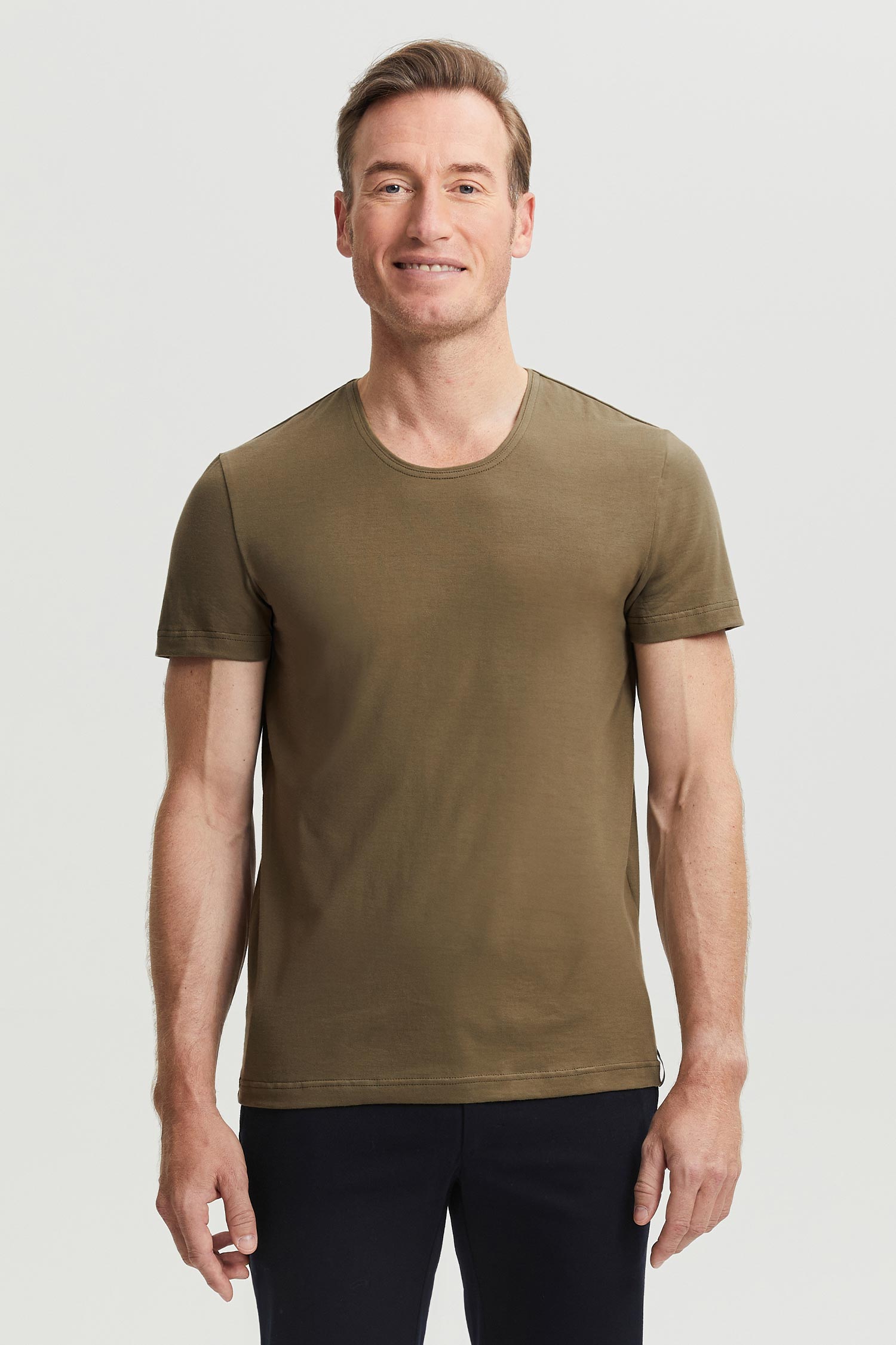 Henri Organic Cotton T-Shirt Khaki