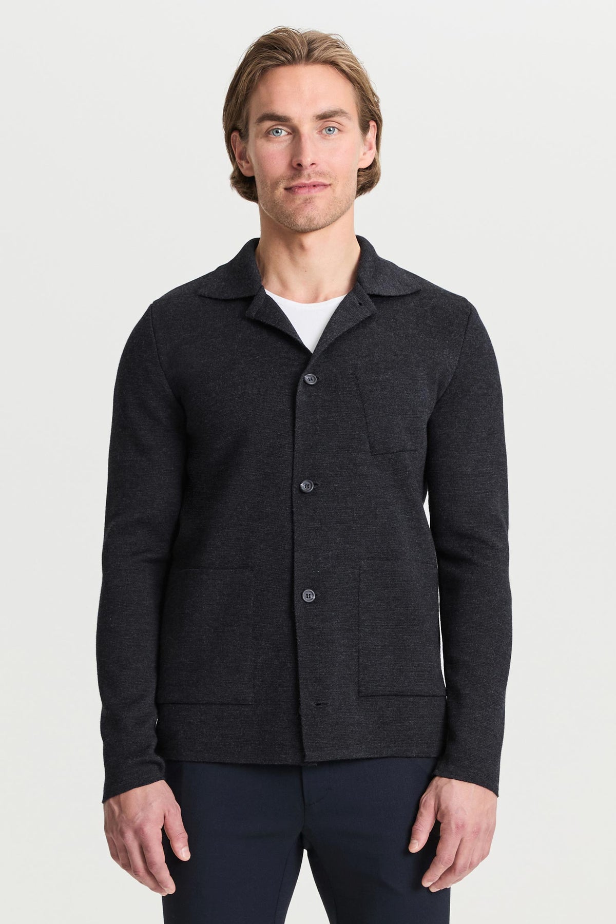 Eetu Merino Knit Overshirt