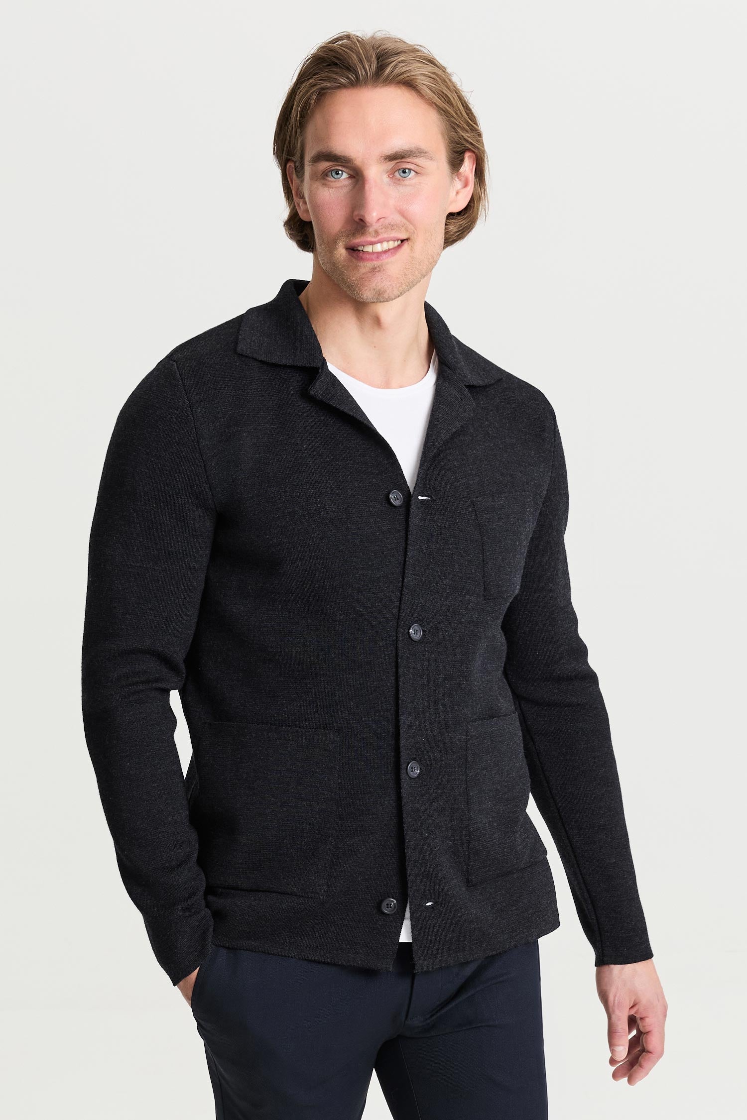 Eetu Merino Knit Overshirt