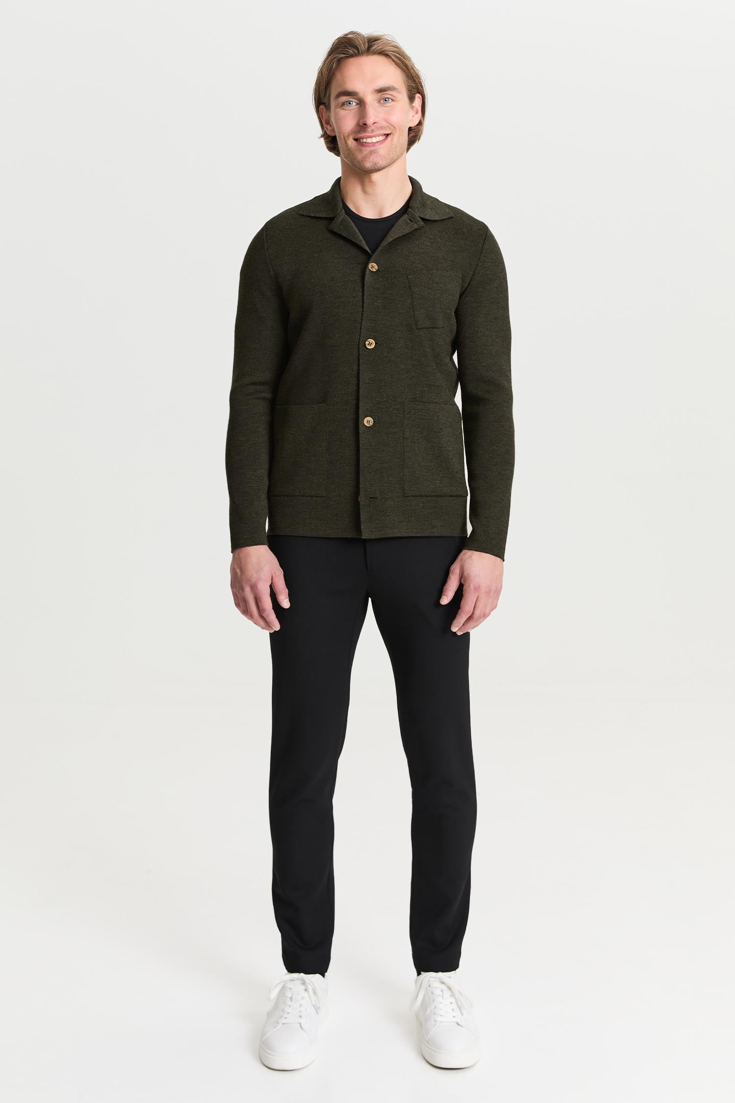 Eetu Merino Knit Overshirt