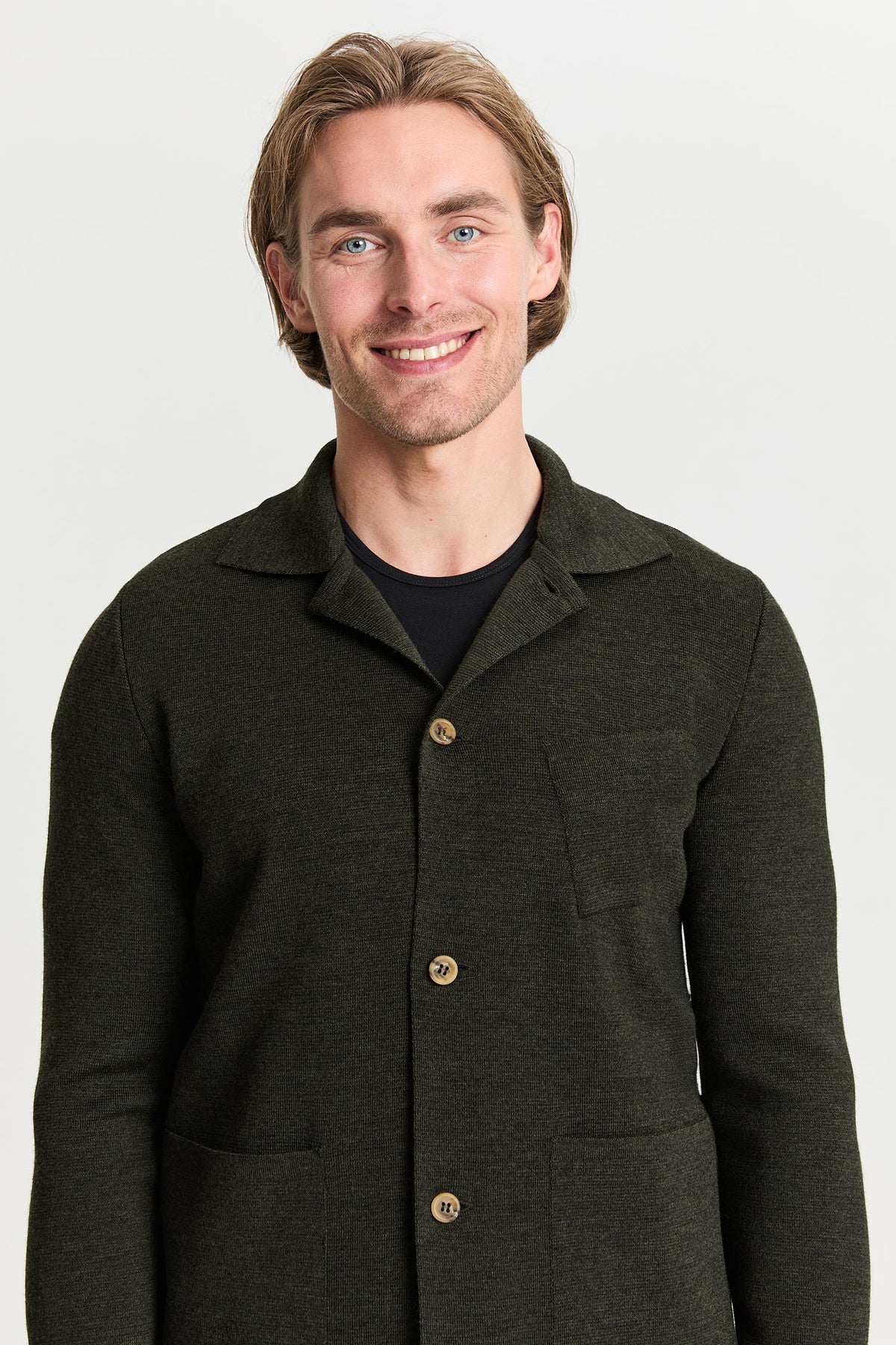 Eetu Merino Knit Overshirt