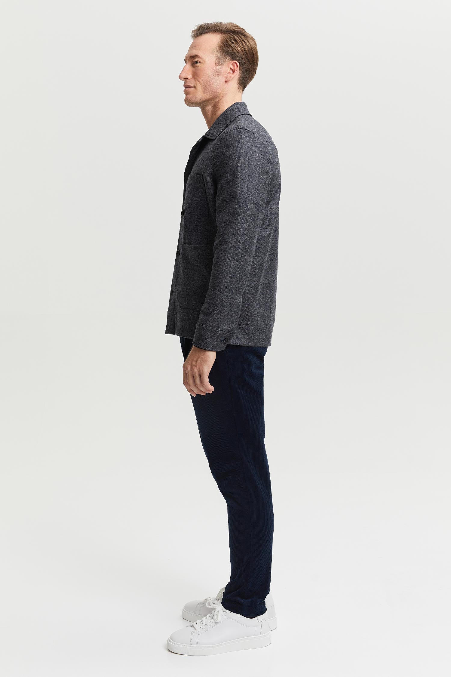 Jesse Wool Overshirt Blue