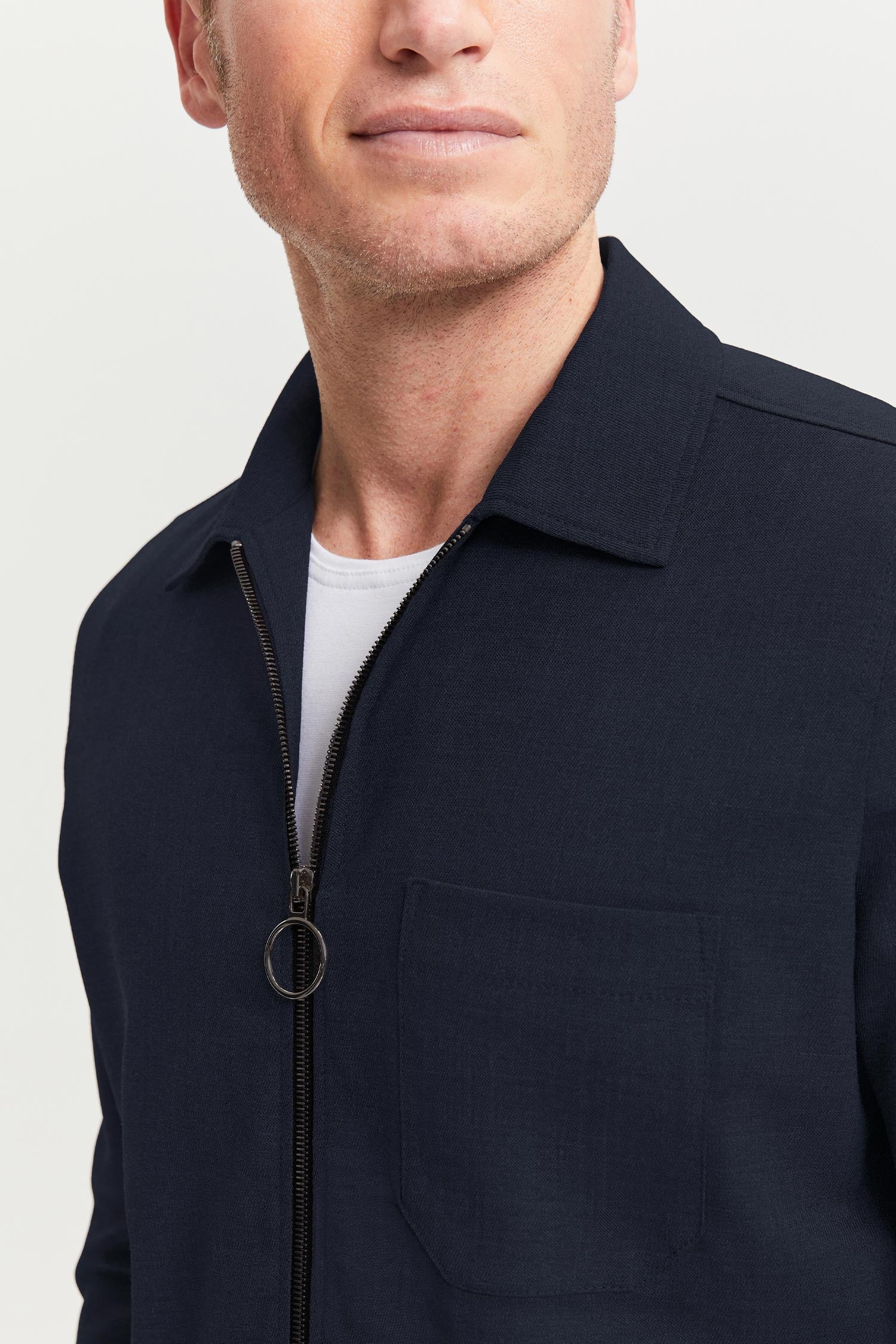 Jesse Wool Overshirt Blue