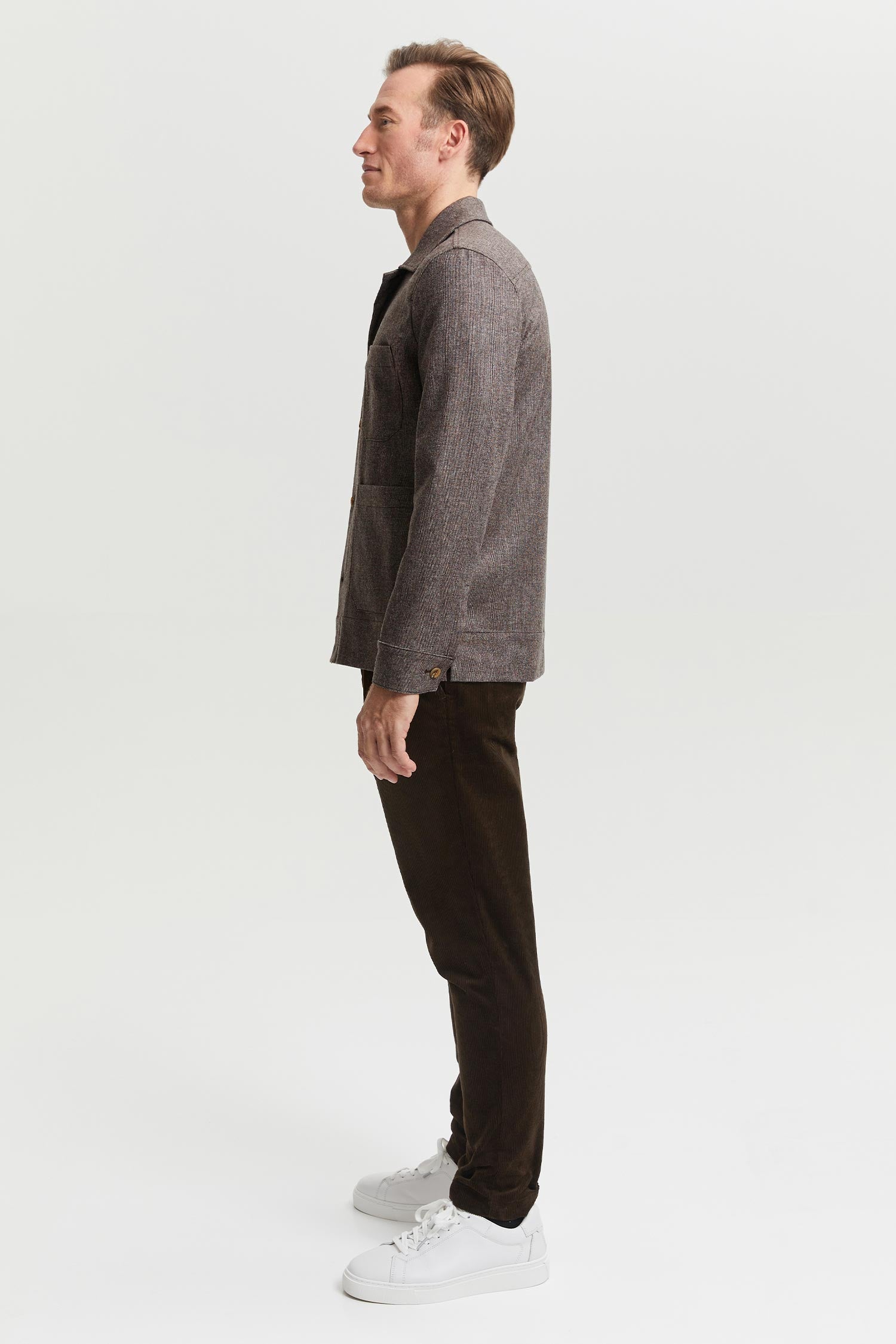 Jesse Wool Overshirt Brown