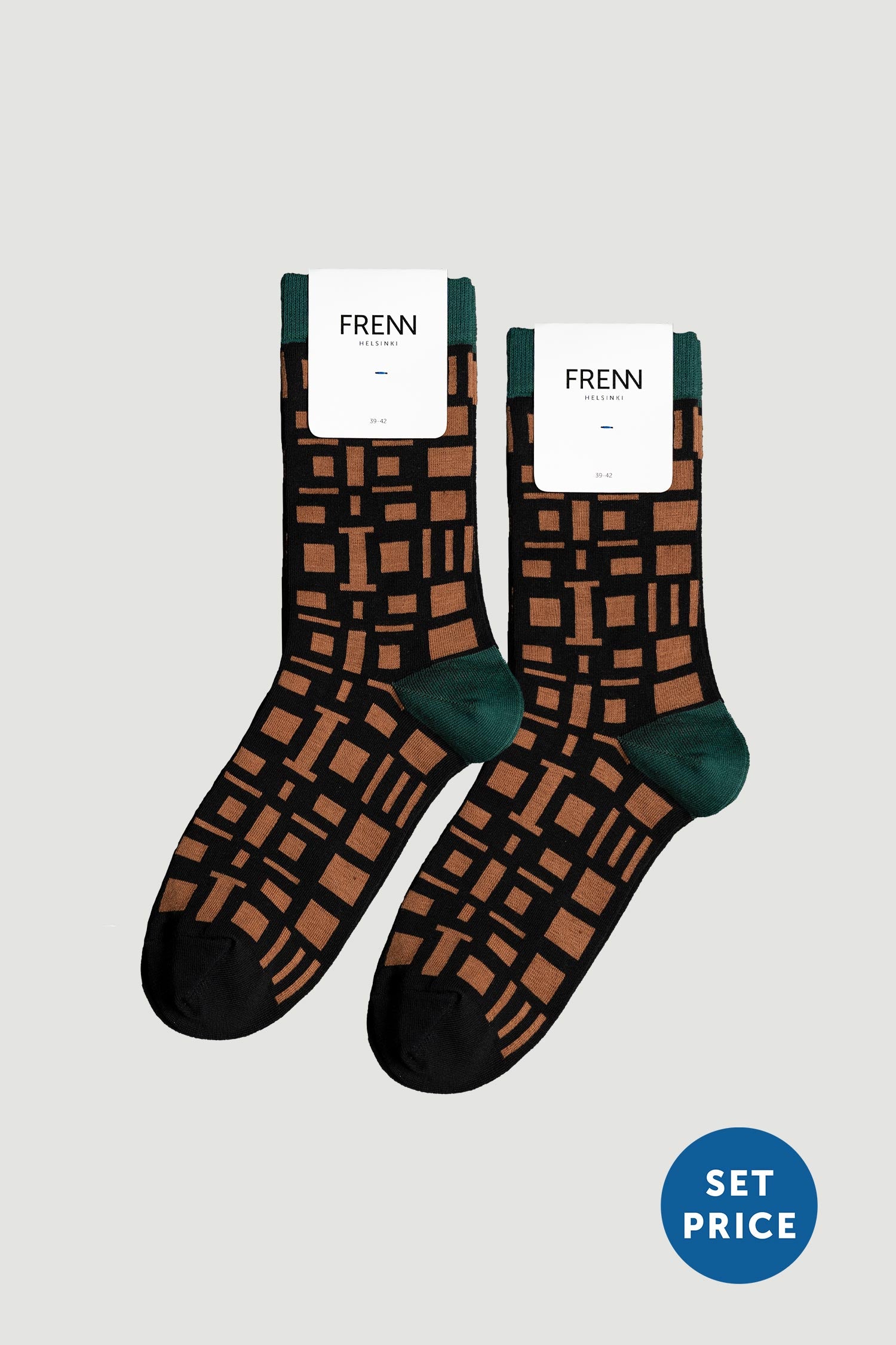 2-Pack UKKO Socks by Stig Baumgartner Black