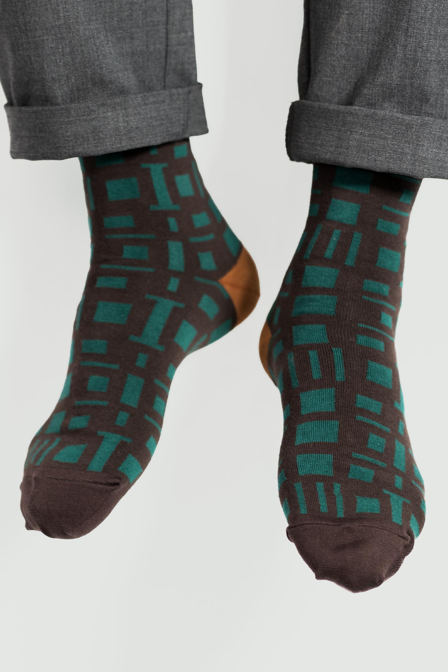 2-Pack UKKO Socks by Stig Baumgartner Brown