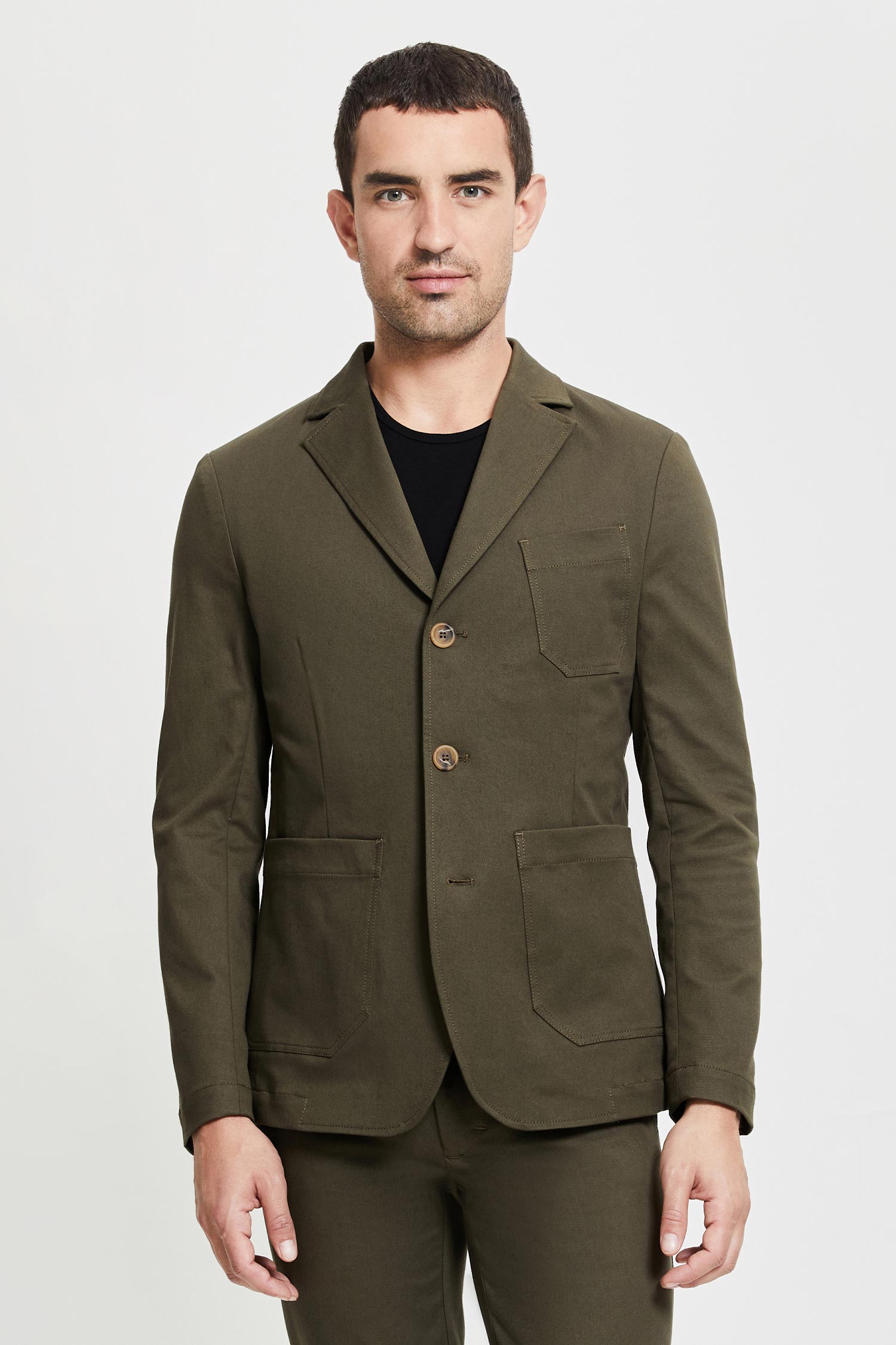 FRENN Jarkko sustainable premium quality GOTS organic cotton jacket green