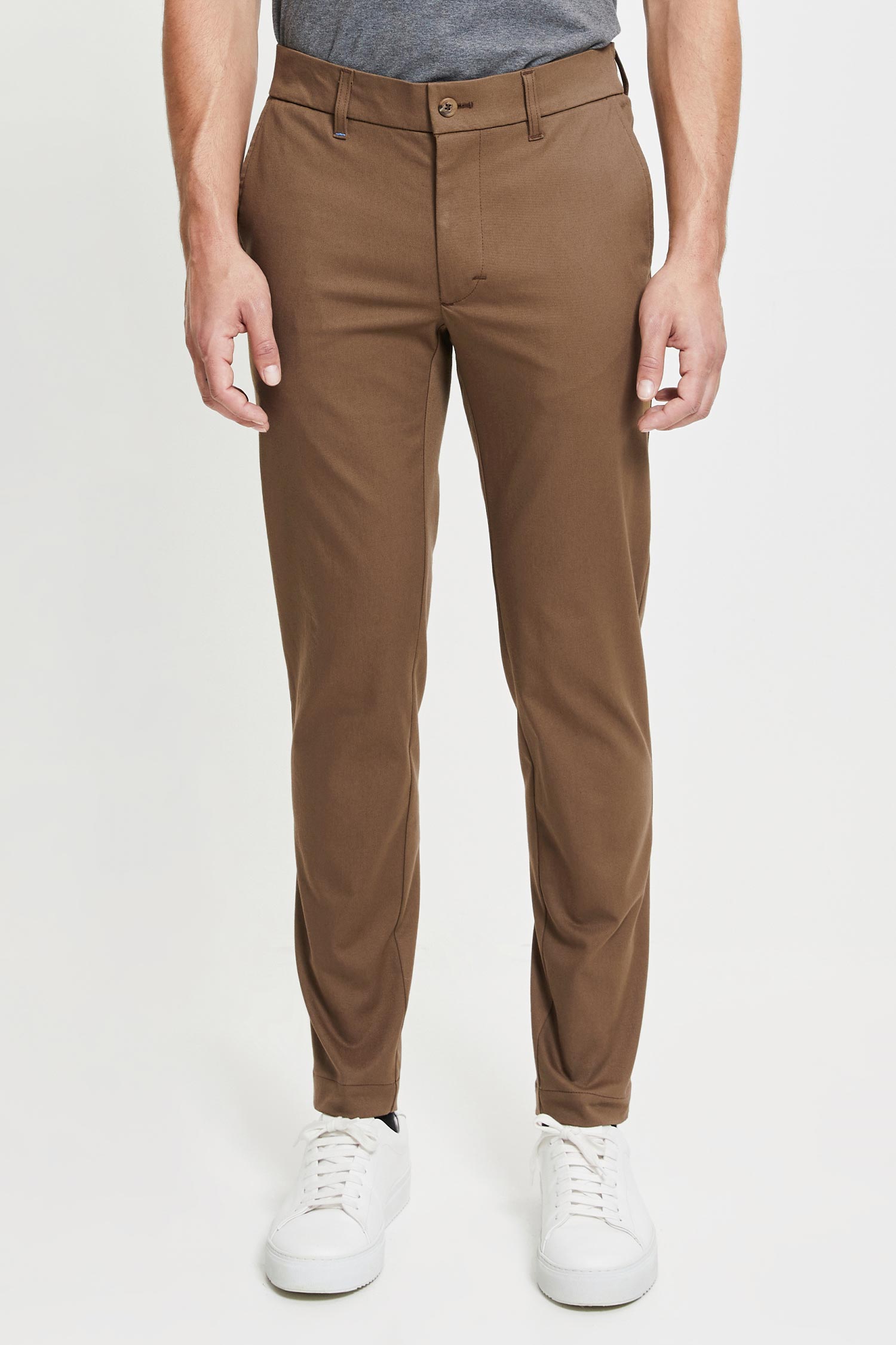 FRENN Seppo sustainable premium quality GOTS organic cotton trousers brown