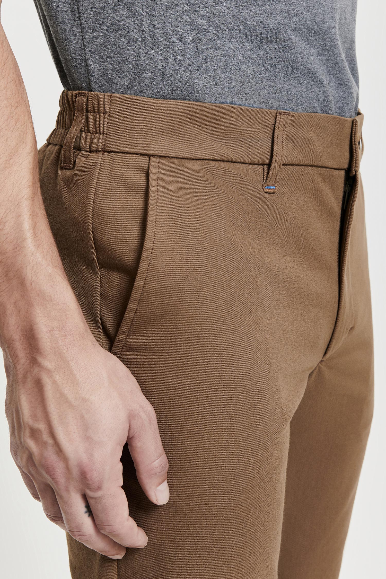 FRENN Seppo sustainable premium quality GOTS organic cotton trousers brown
