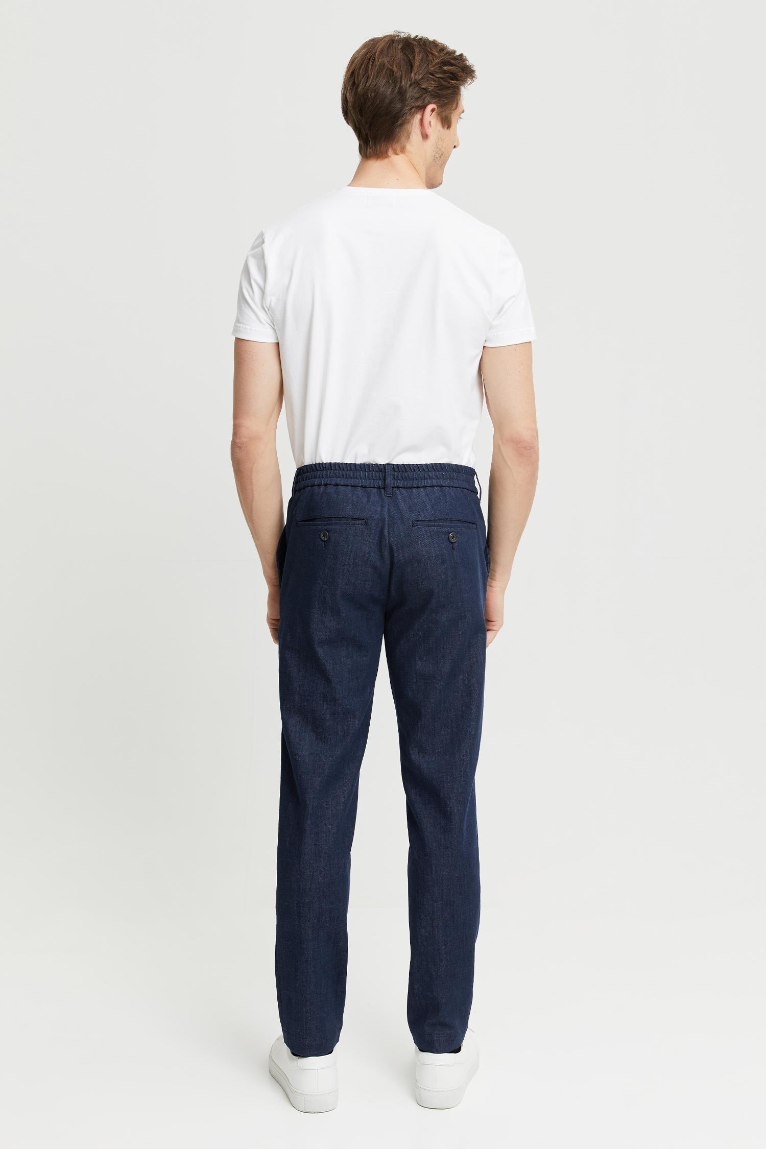Frenn Seppo premium quality sustainable GOTS organic cotton denim trousers indigo blue