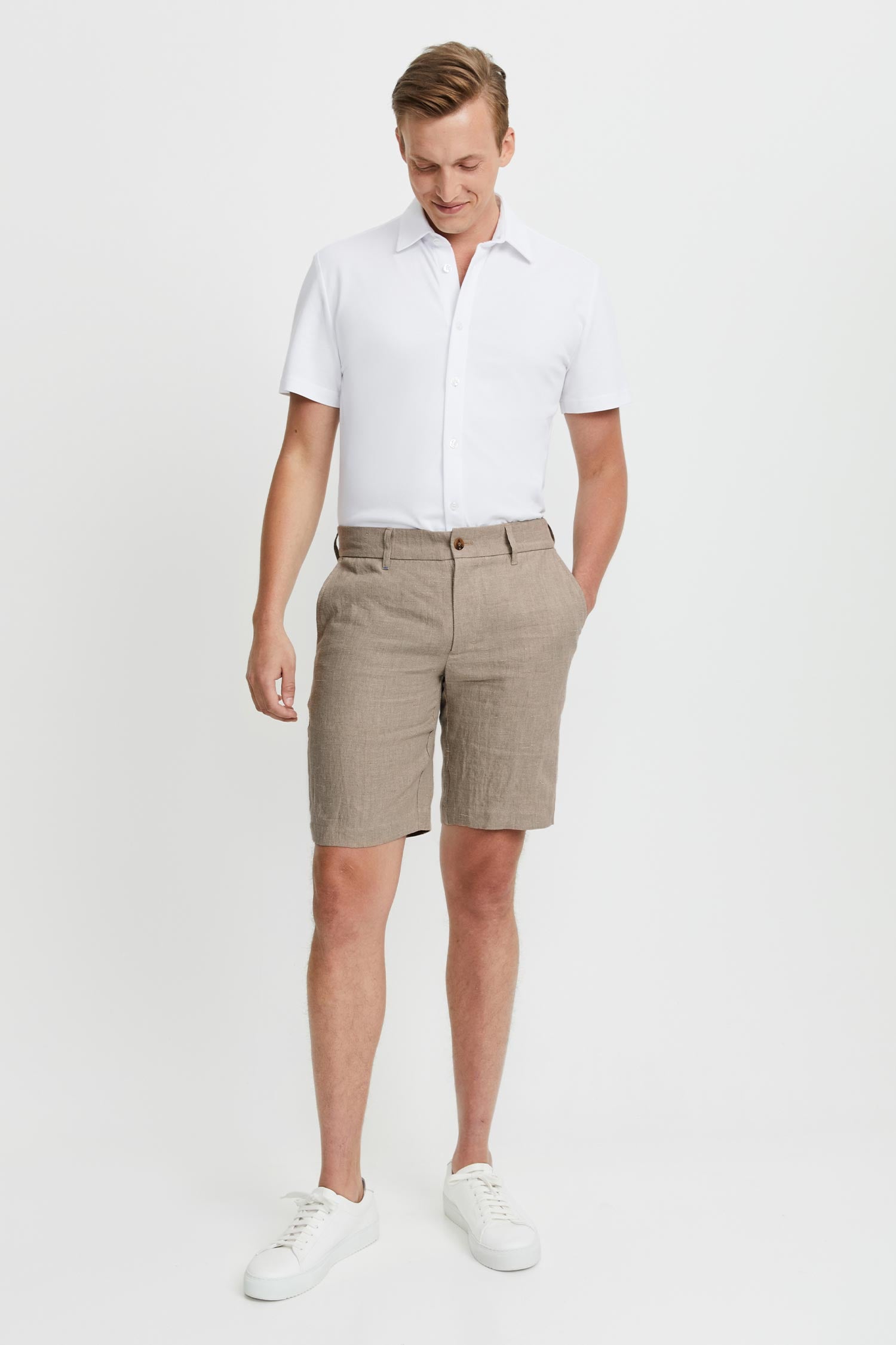 Frenn Teppo premium quality sustainable linen shorts lino