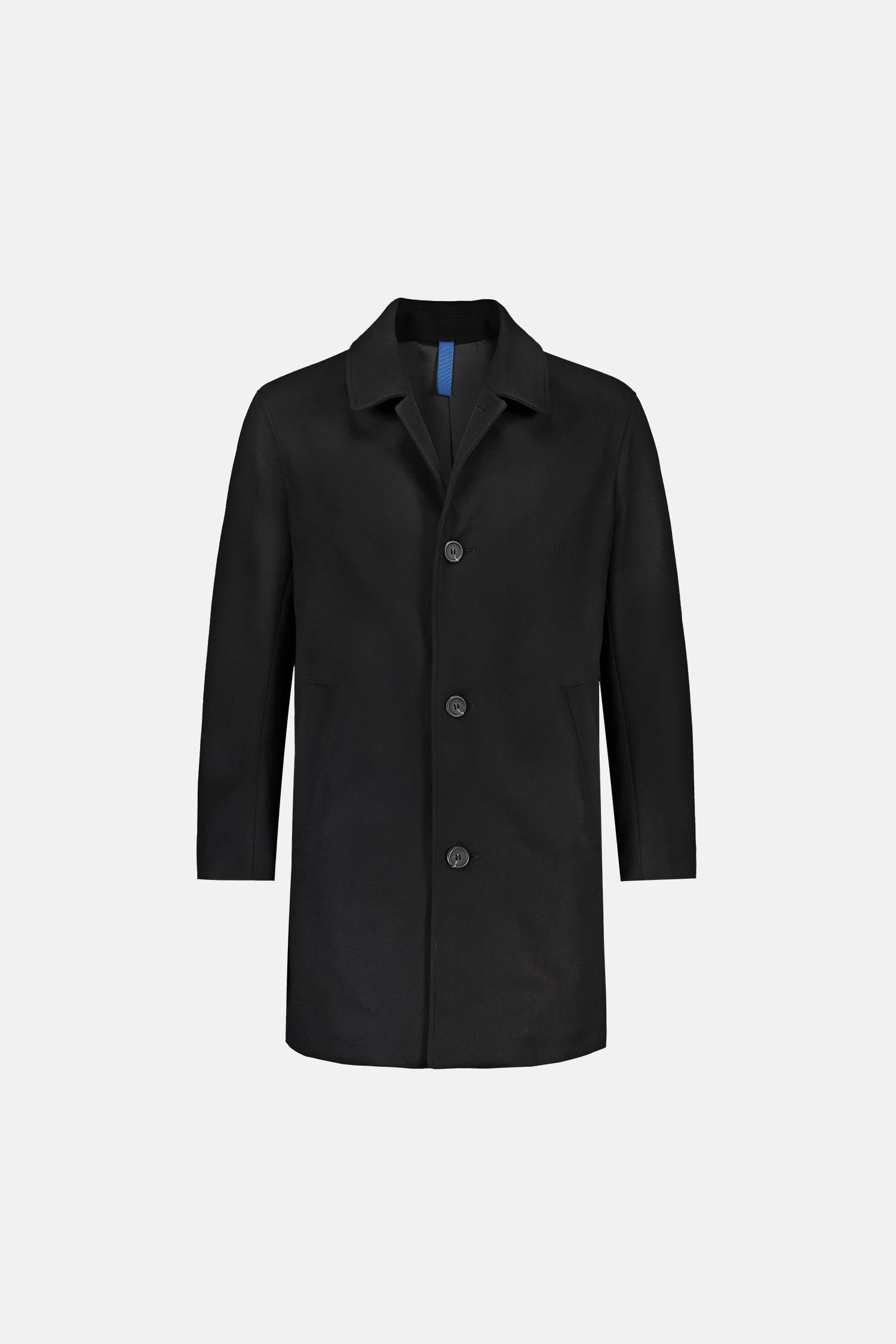 Frenn Petri premium quality sustainable recycled wool coat black