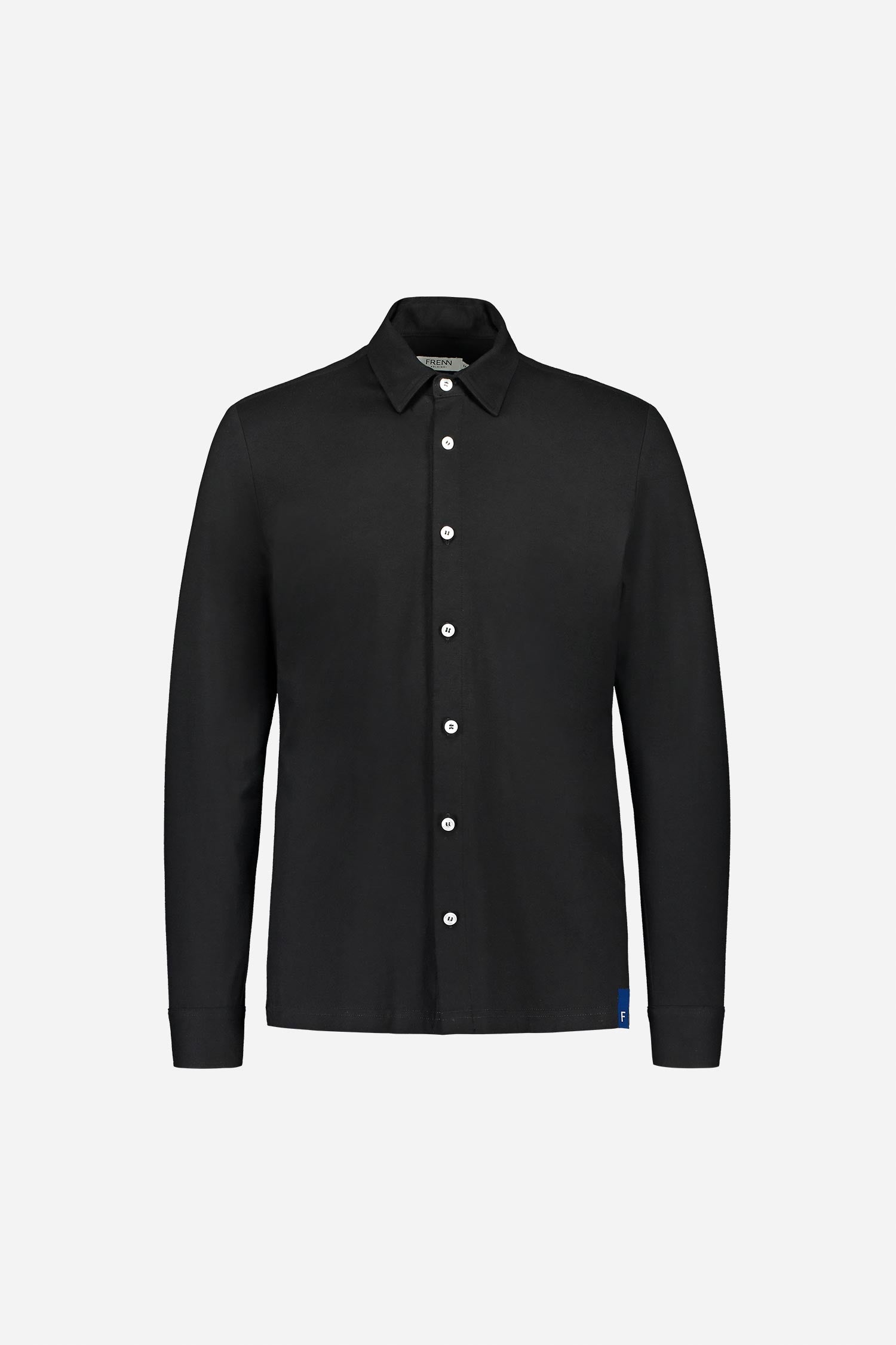 Frenn Hemmo sustainable premium quality bamboo jersey shirt black