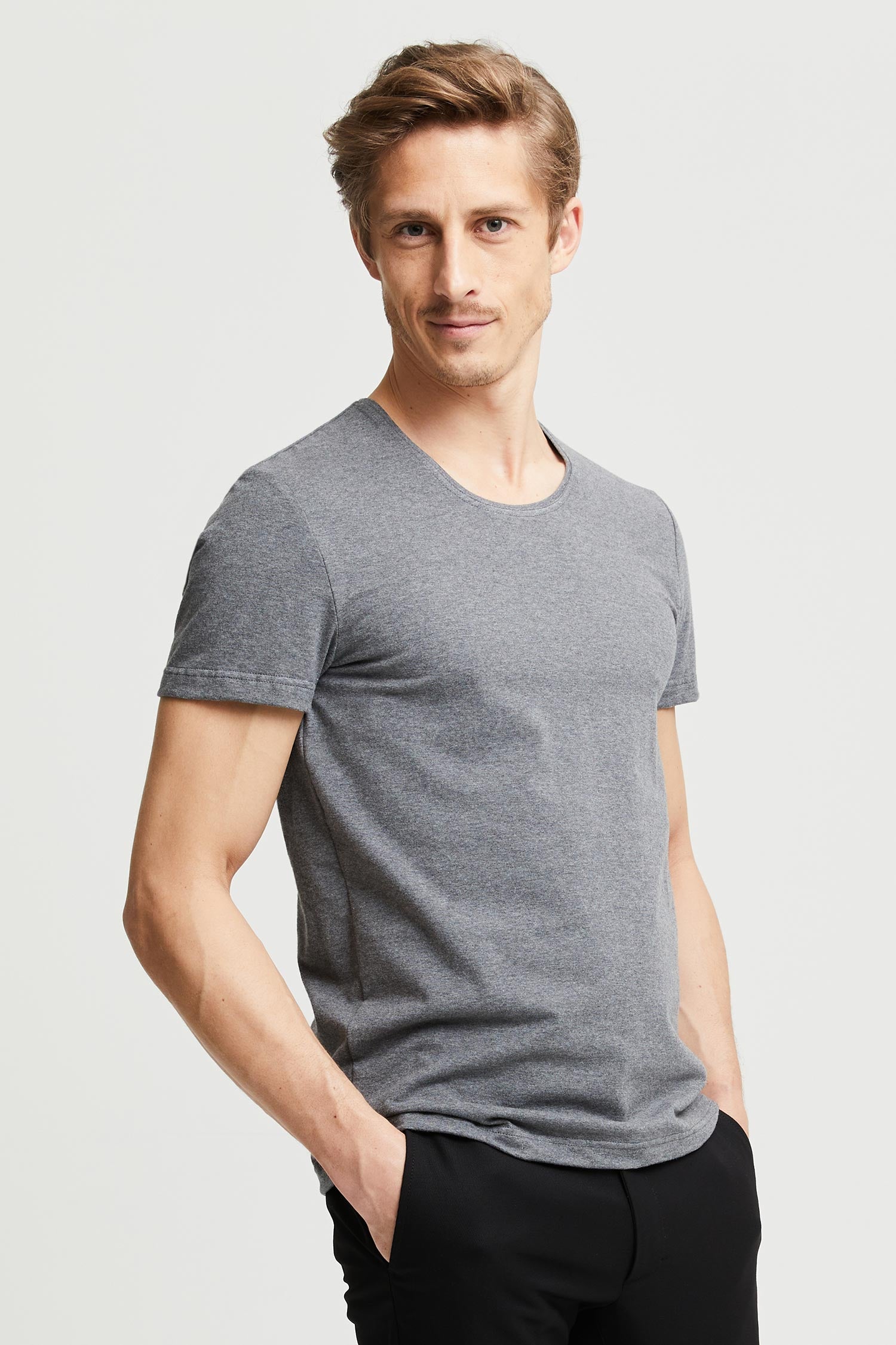 Frenn Henri sustainable premium quality GOTS organic cotton t-shirt grey