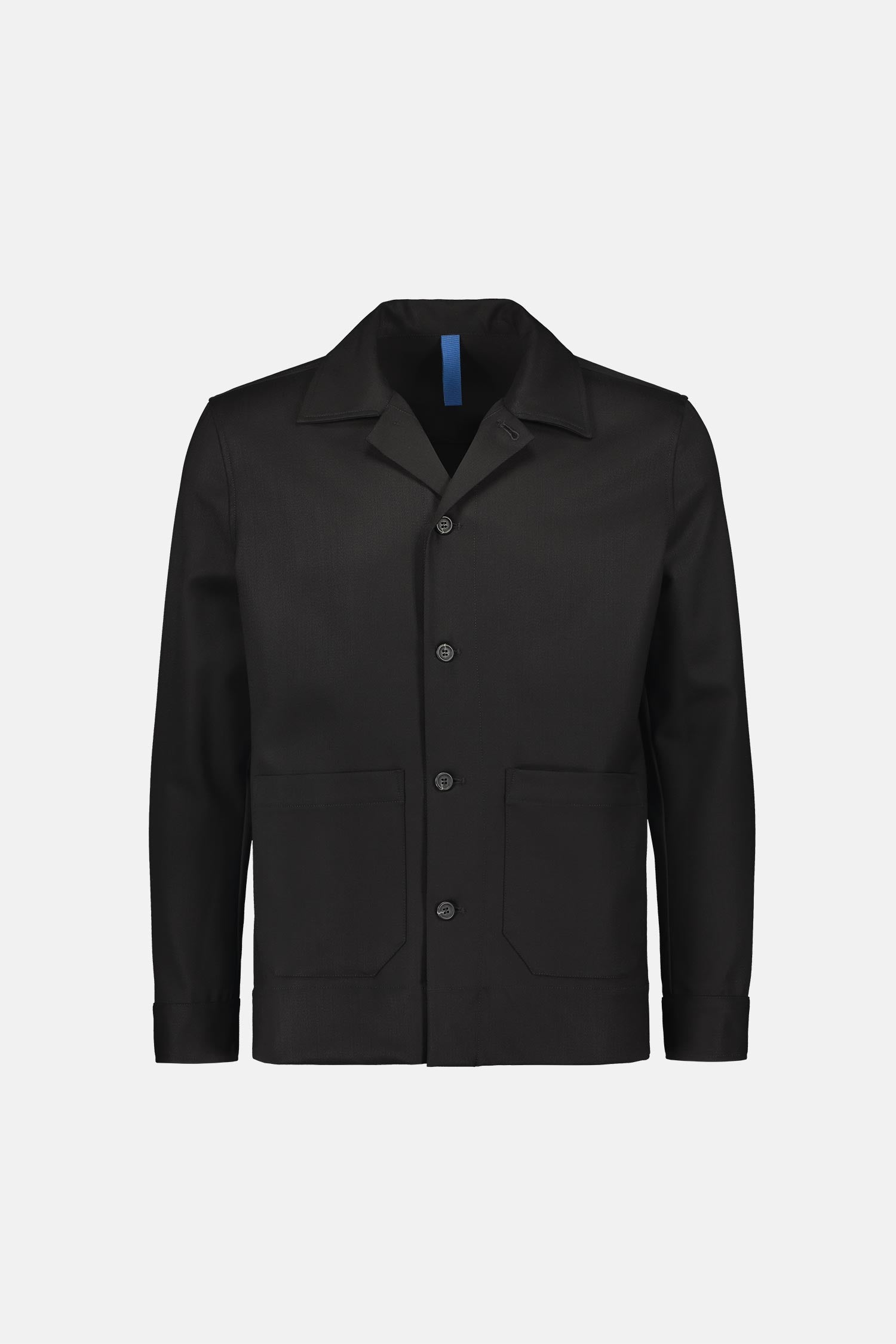 Frenn Jesse sustainable premium quality machine washable wool overshirt black