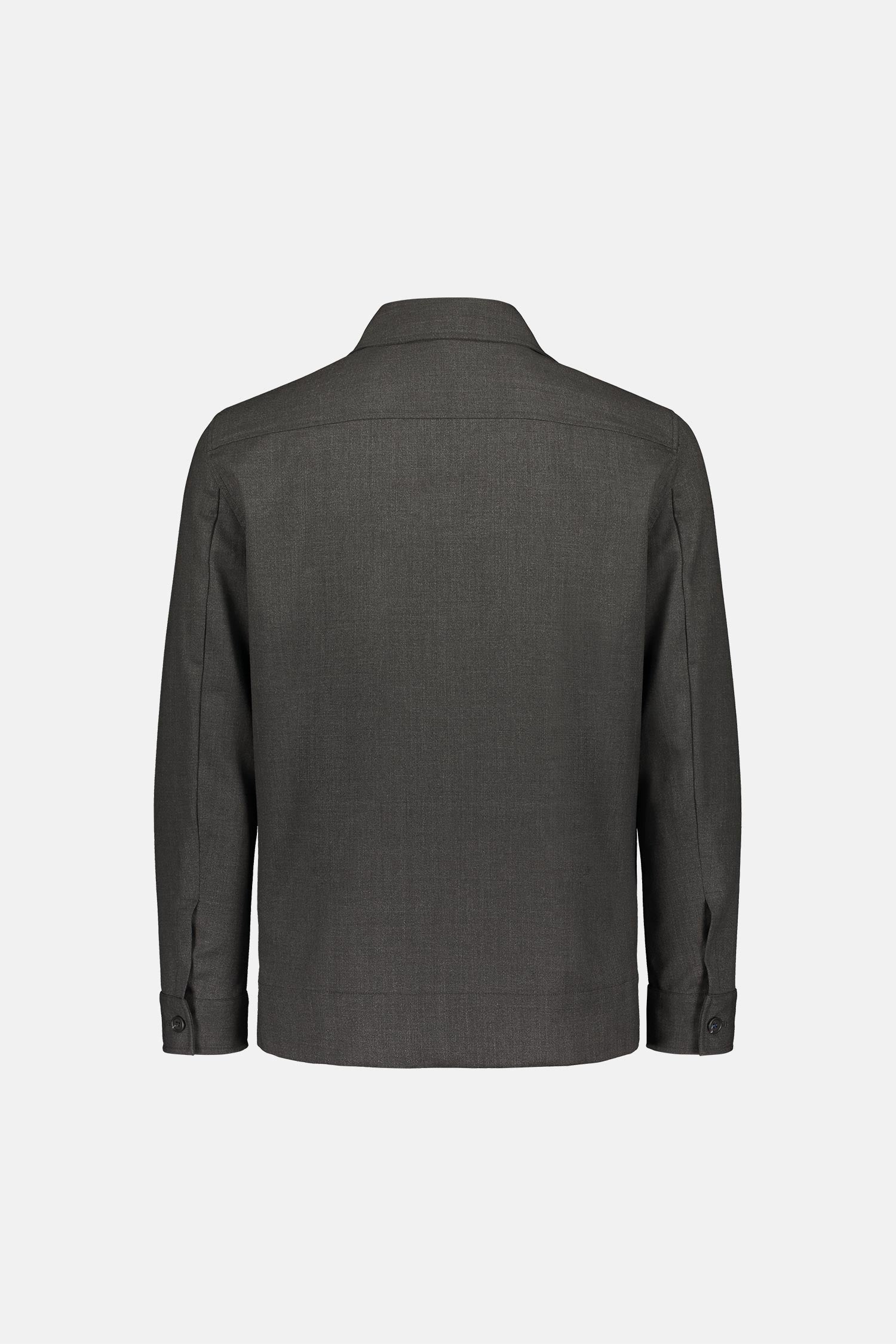 Frenn Jesse sustainable premium quality machine washable wool overshirt grey