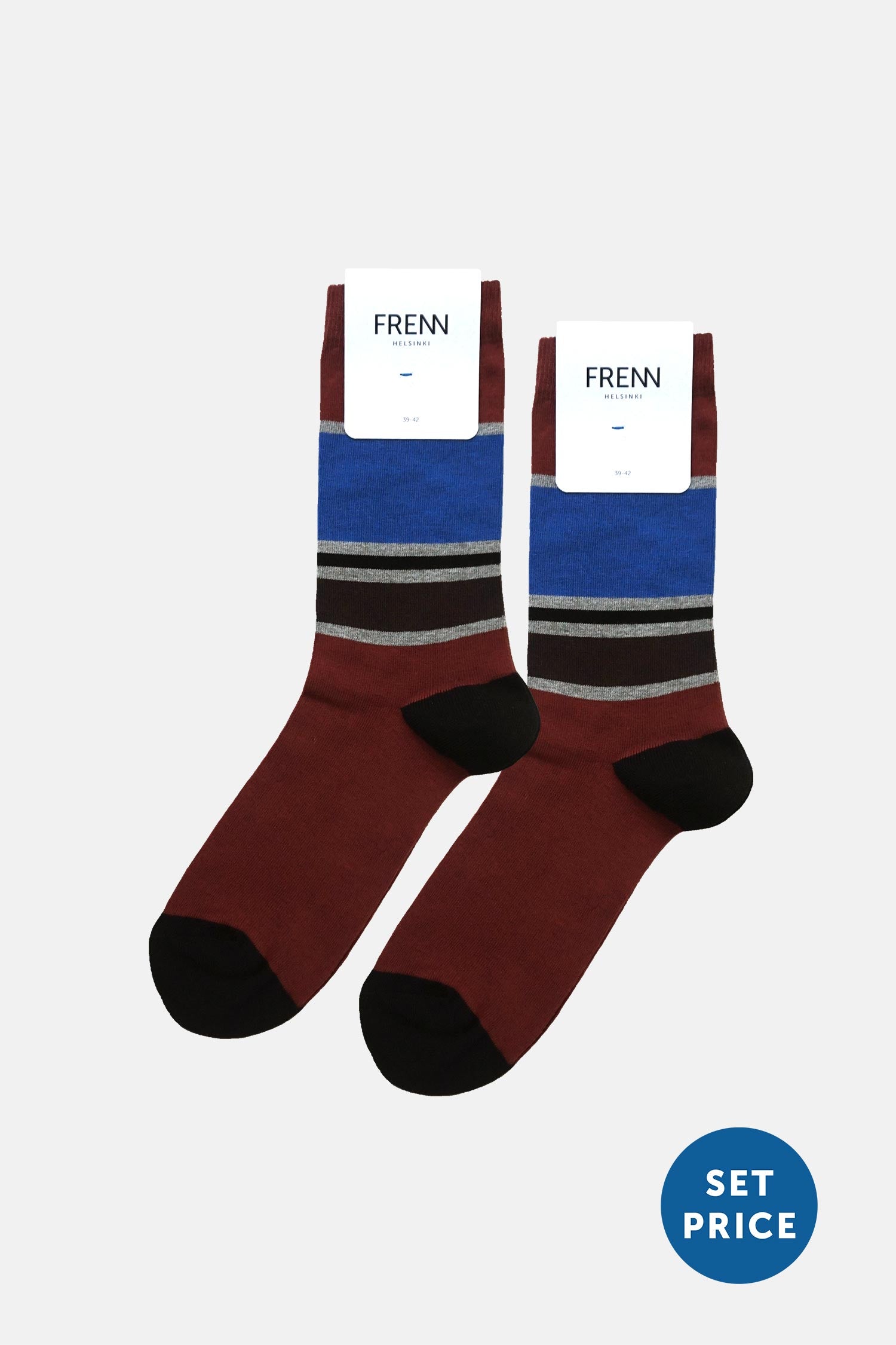 Frenn Urho sustainable premium quality Oeko-Tex certified cotton socks tile